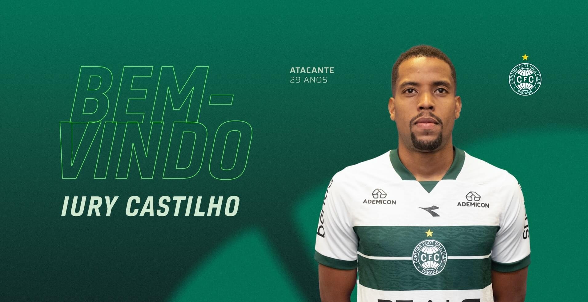 Iury Castilho é o novo reforço do Coritiba para a Série B