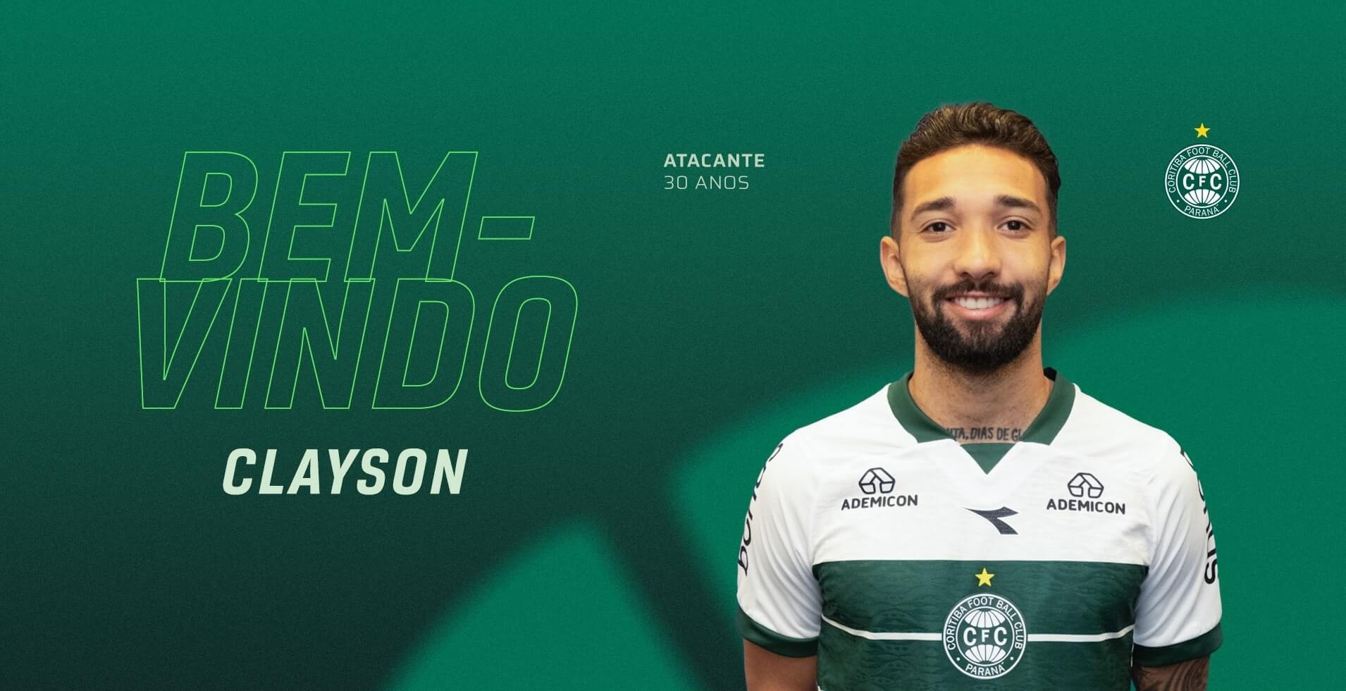 Coxa acerta com Clayson para reforçar o setor ofensivo na Série B