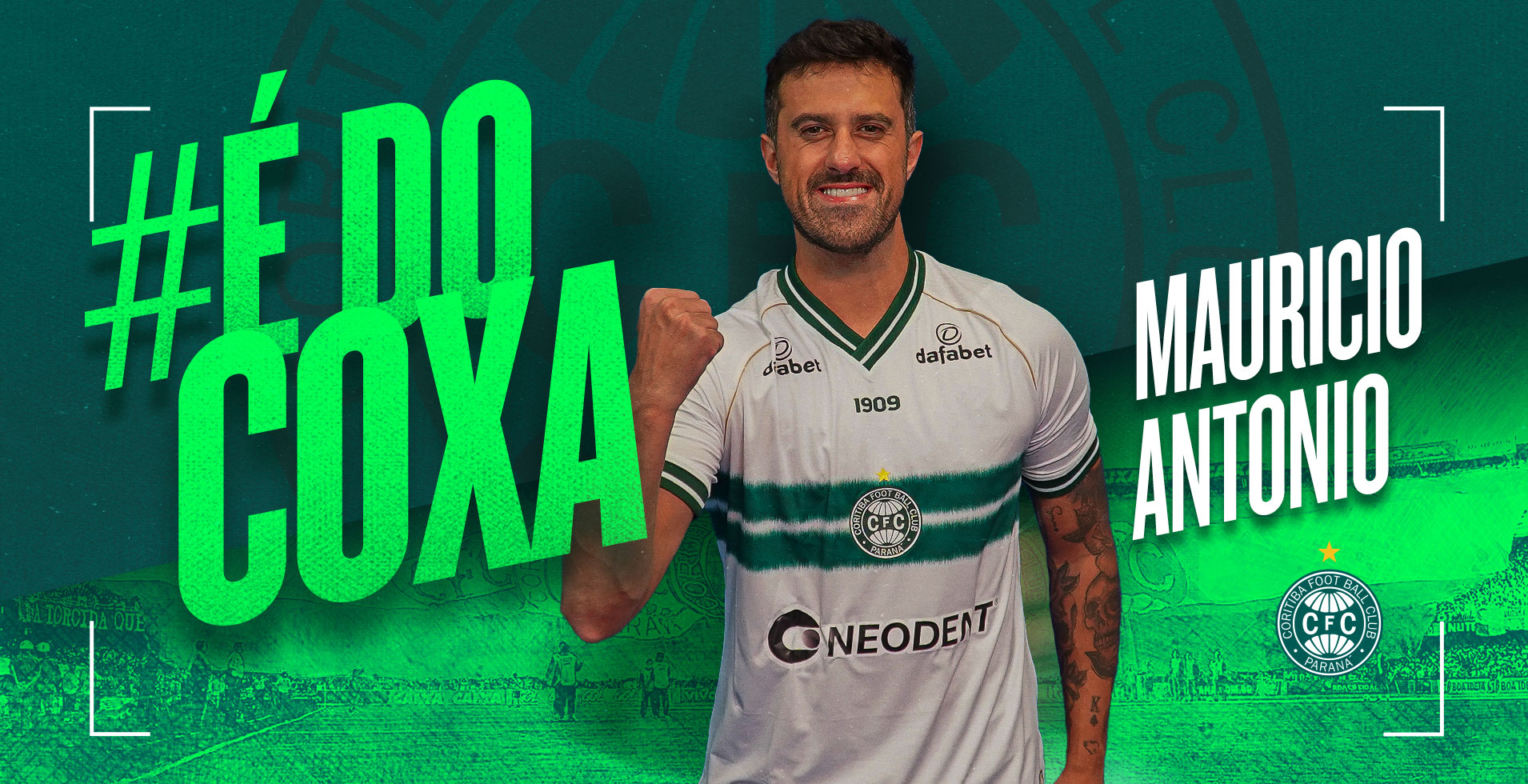 Coritiba contrata o zagueiro Mauricio Antonio  