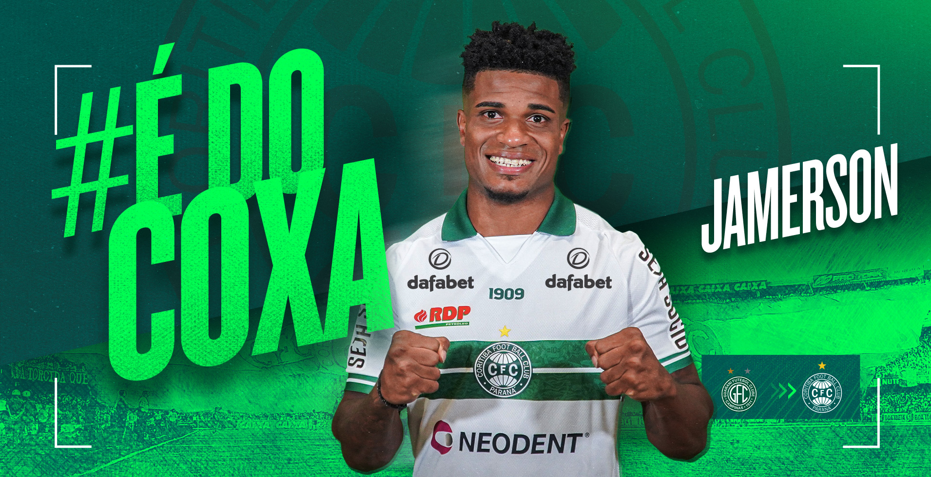 Jamerson  novo jogador do Coritiba