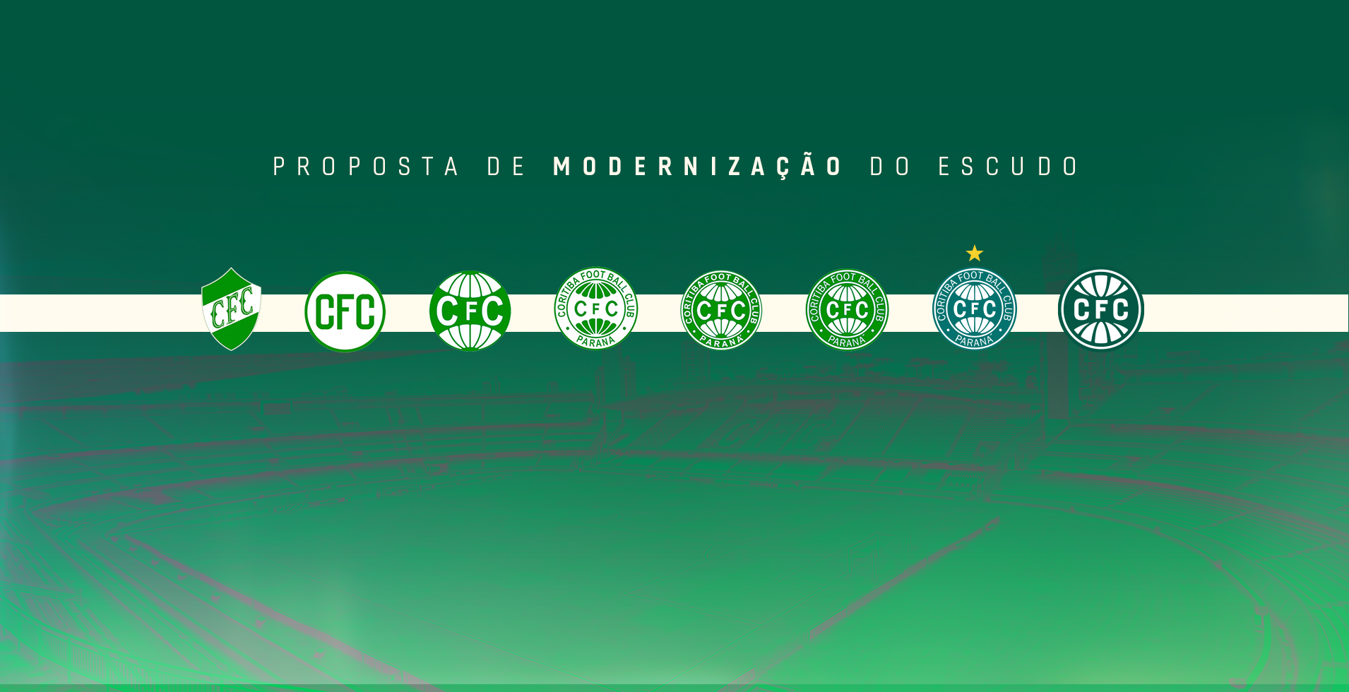 Coritiba prope modernizao do escudo