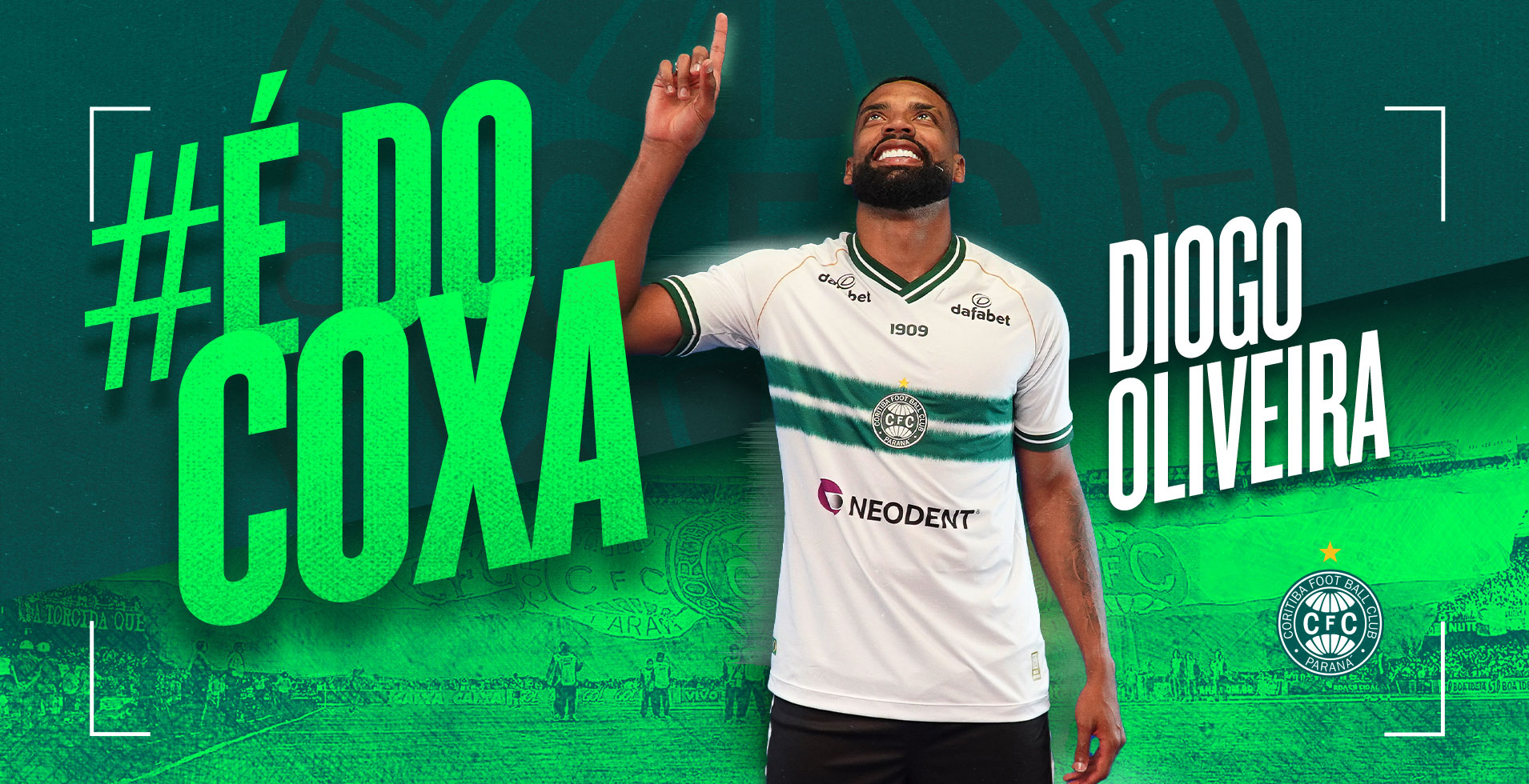 Coritiba anuncia Diogo Oliveira