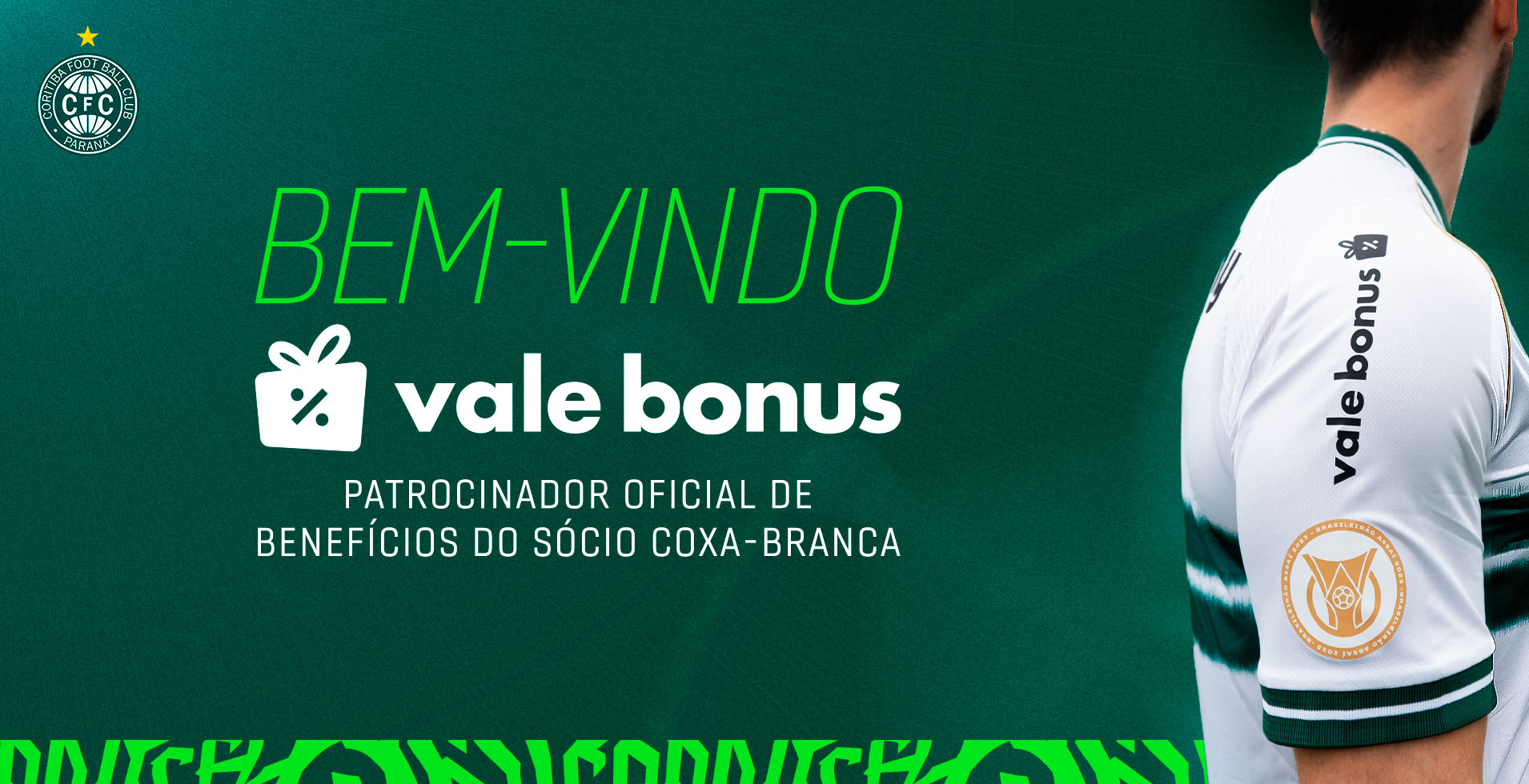 Coritiba e Vale Bonus fecham patrocnio com modelo indito e benefcios para scios-torcedores