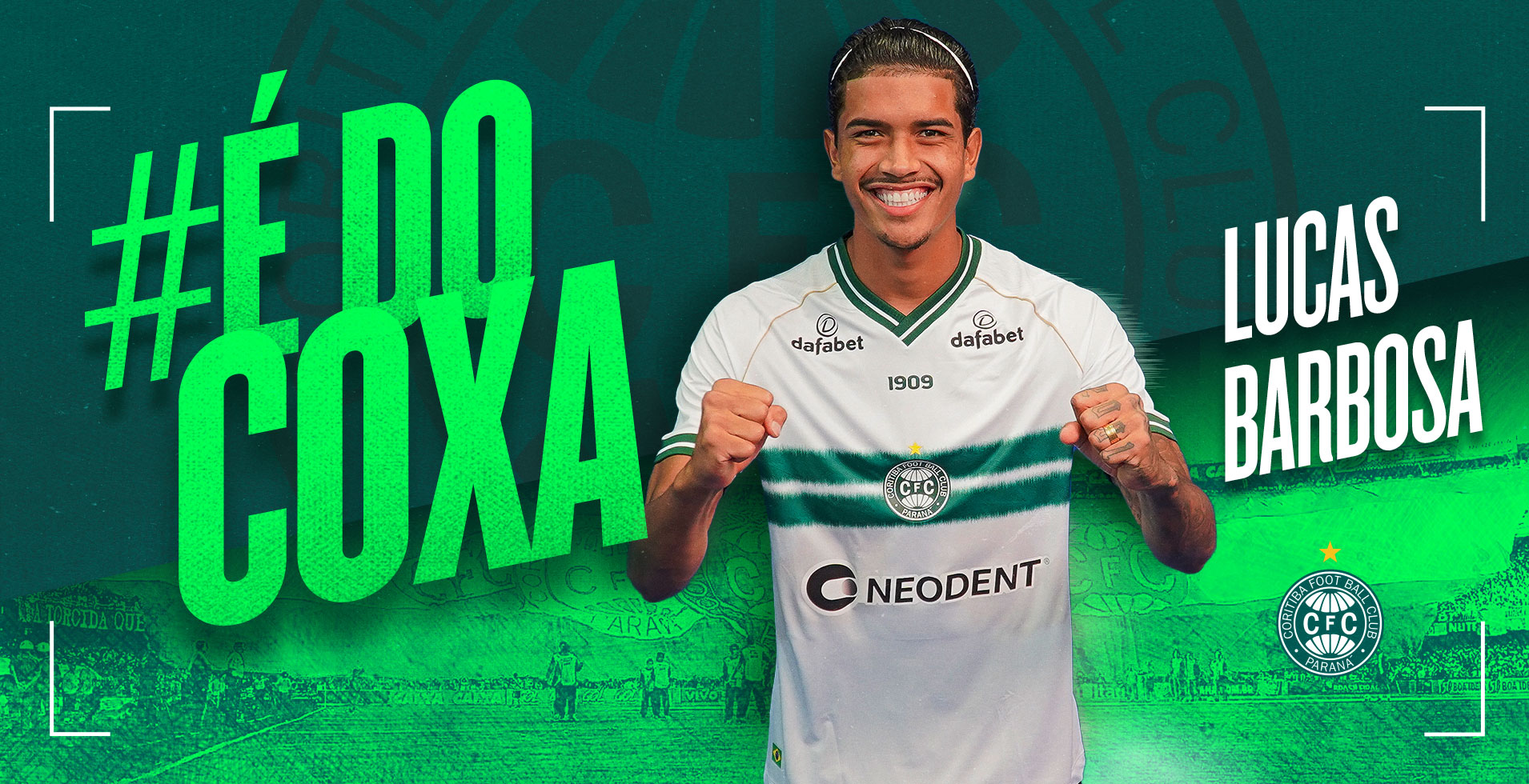 Lucas Barbosa  novo jogador do Coritiba