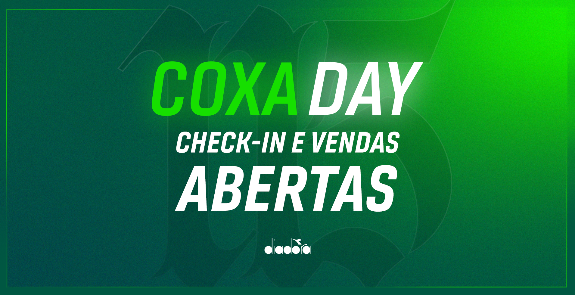 Vem a mais uma edio do Coxa Day Diadora! 