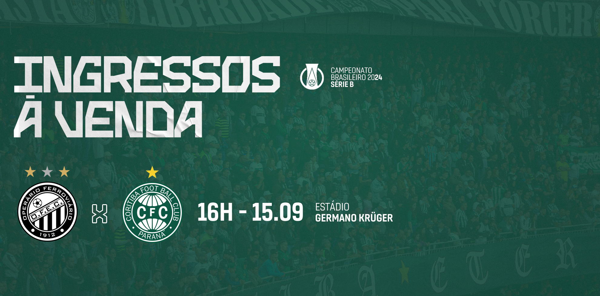 Venda de ingressos para o Operrio x Coritiba