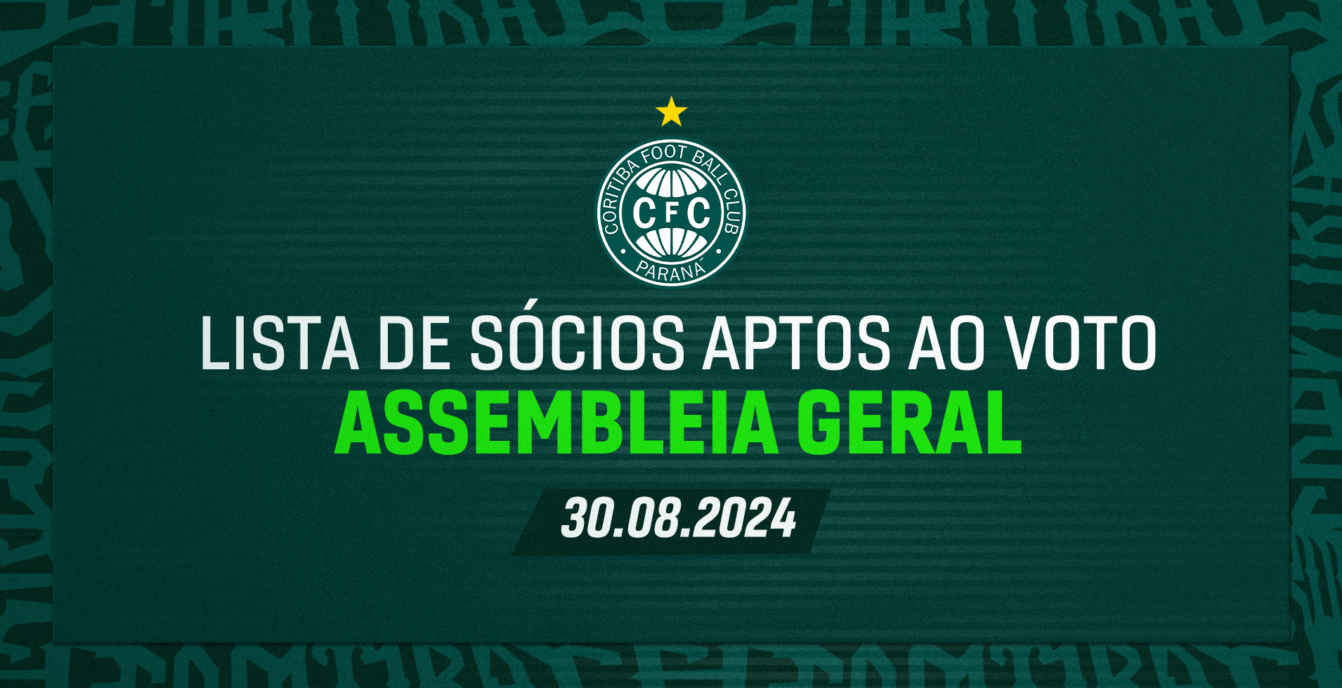 Associao informa lista de scios aptos ao voto 
