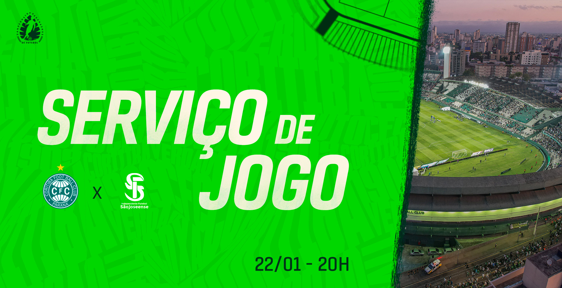 Informaes importantes sobre Coritiba x So Joseense