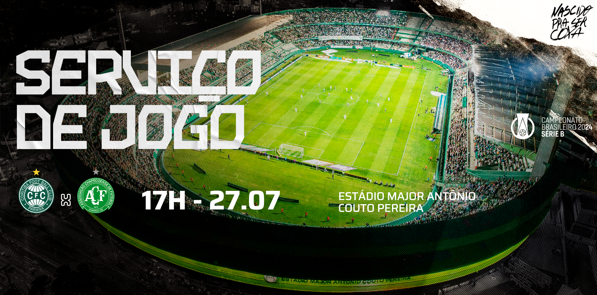 Informaes importantes para Coritiba x Chapecoense
