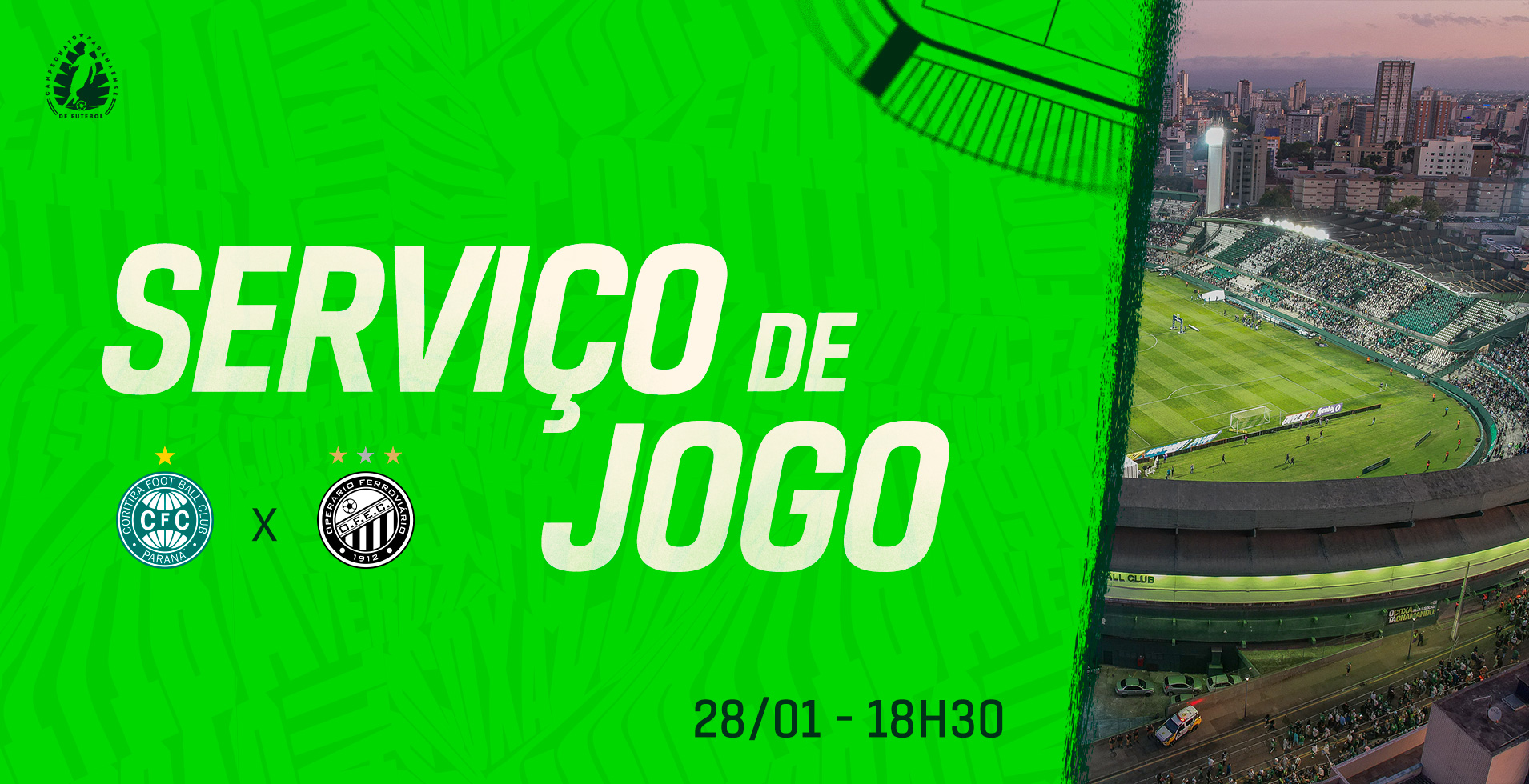 Informaes importantes sobre Coritiba x Operrio