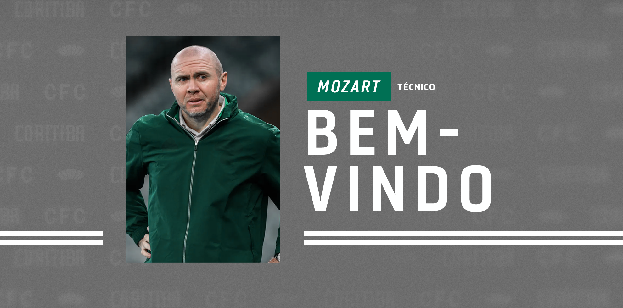 Mozart assume a equipe do Coritiba para a temporada de 2025