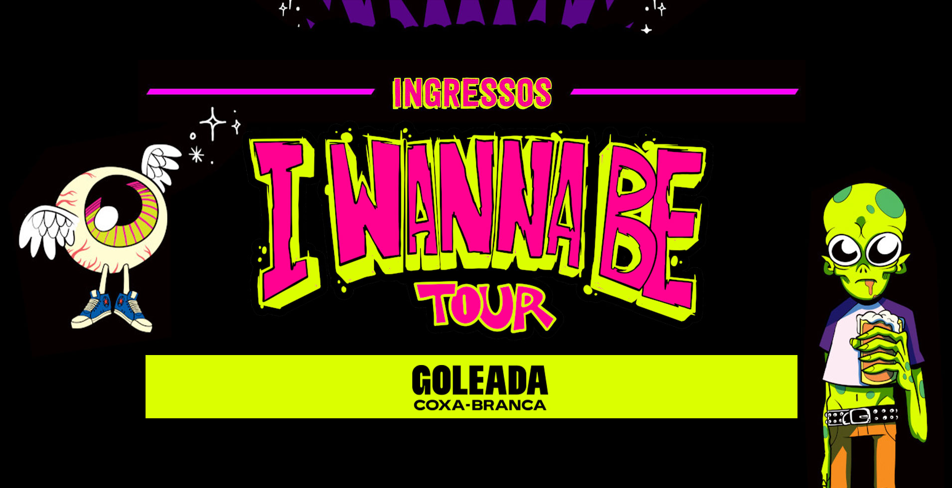 Garanta ingressos para a I Wanna Be Tour!
