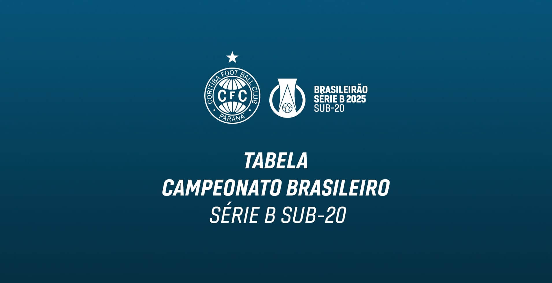 Brasileiro Srie B Sub-20: confira a tabela bsica 