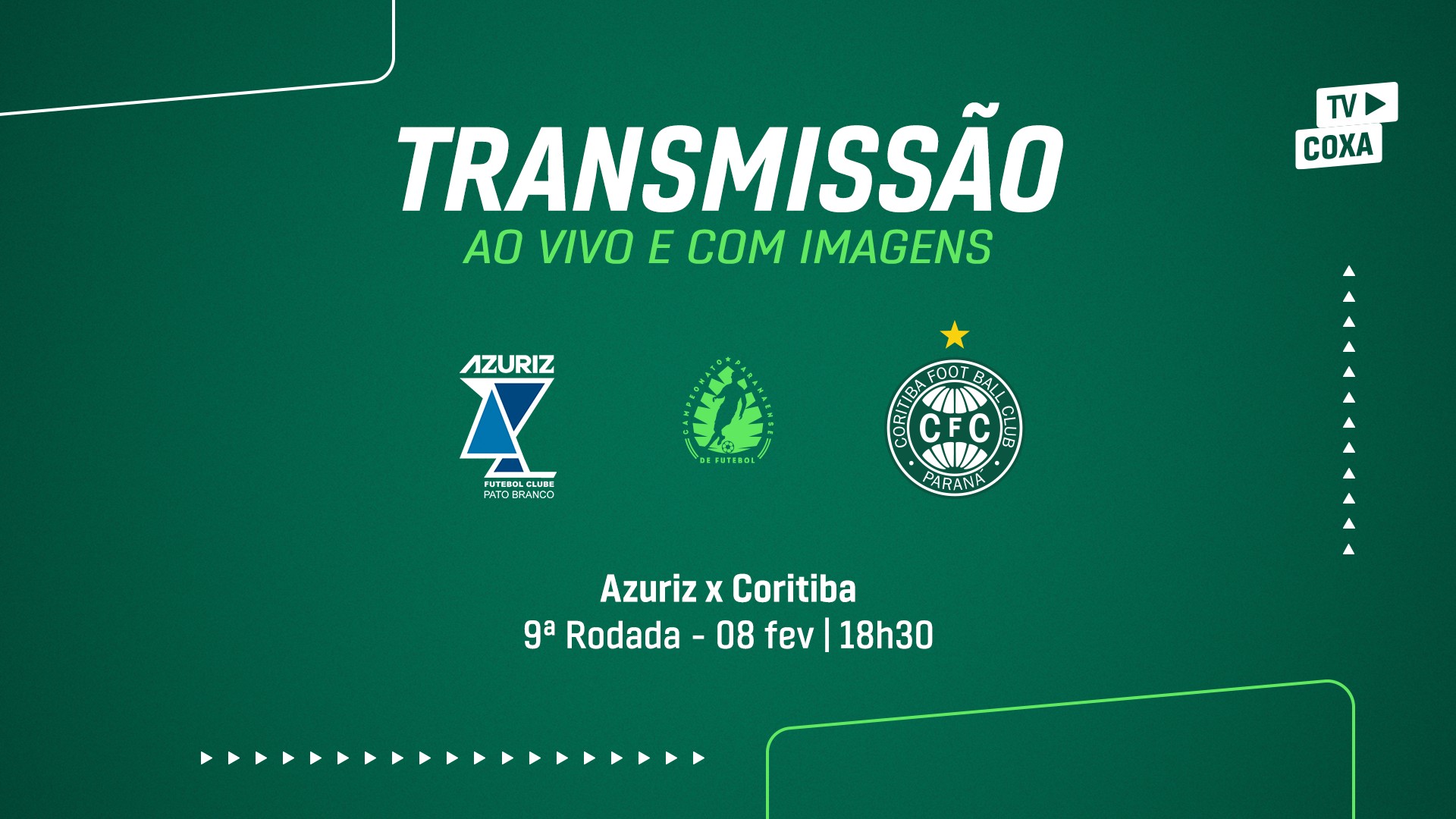 Jogo exclusivo TV Coxa: Azuriz x Coritiba ao vivo e com imagens; Veja como assistir