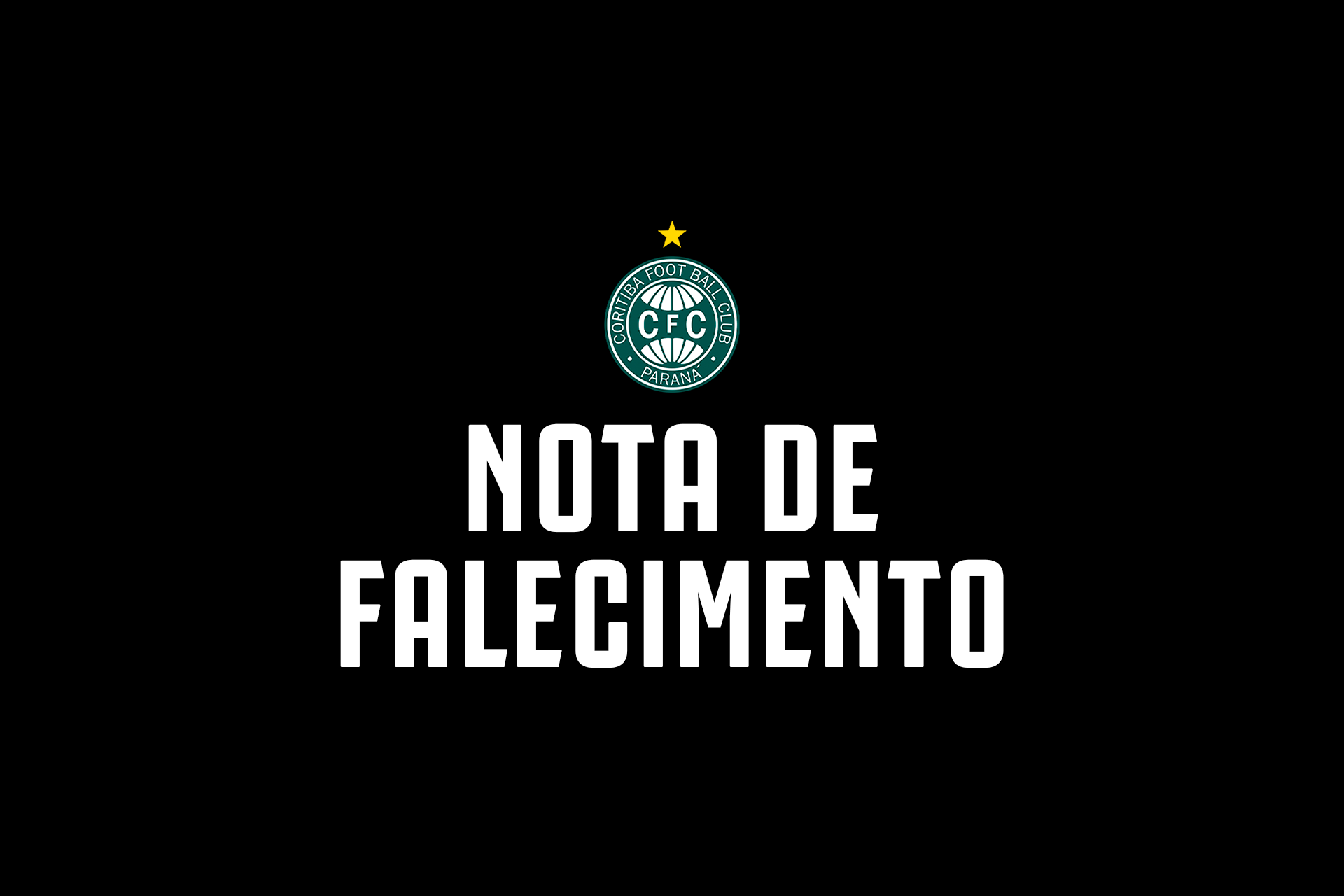 Nota de pesar: goleiro Manga