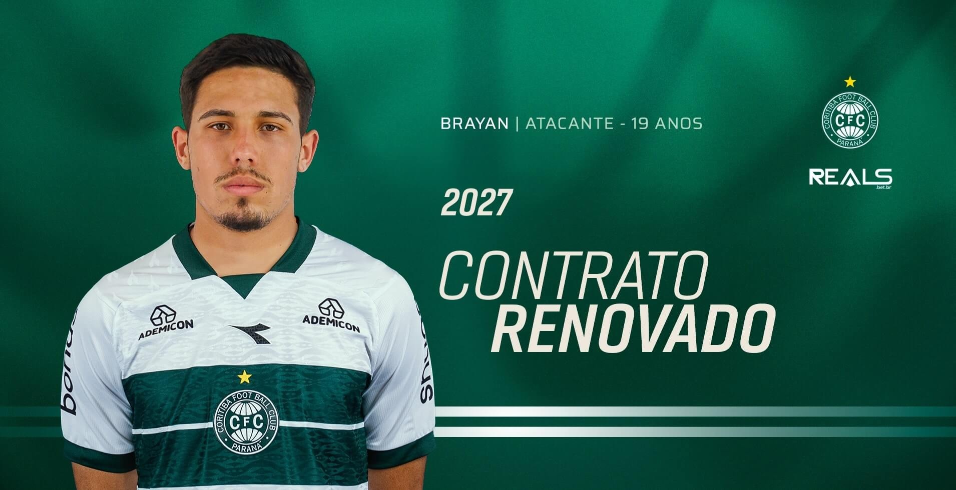 Coritiba renova com Brayan