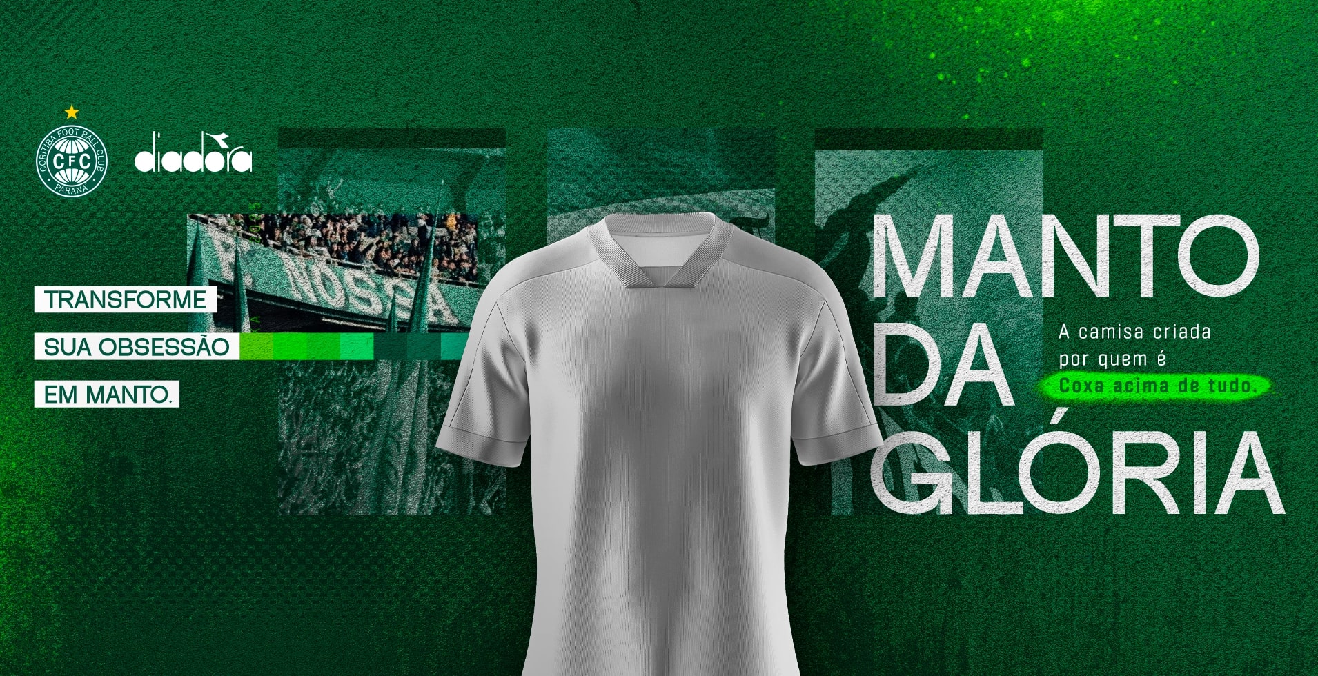 Coritiba e Diadora lanam campanha Manto da Glria 2025