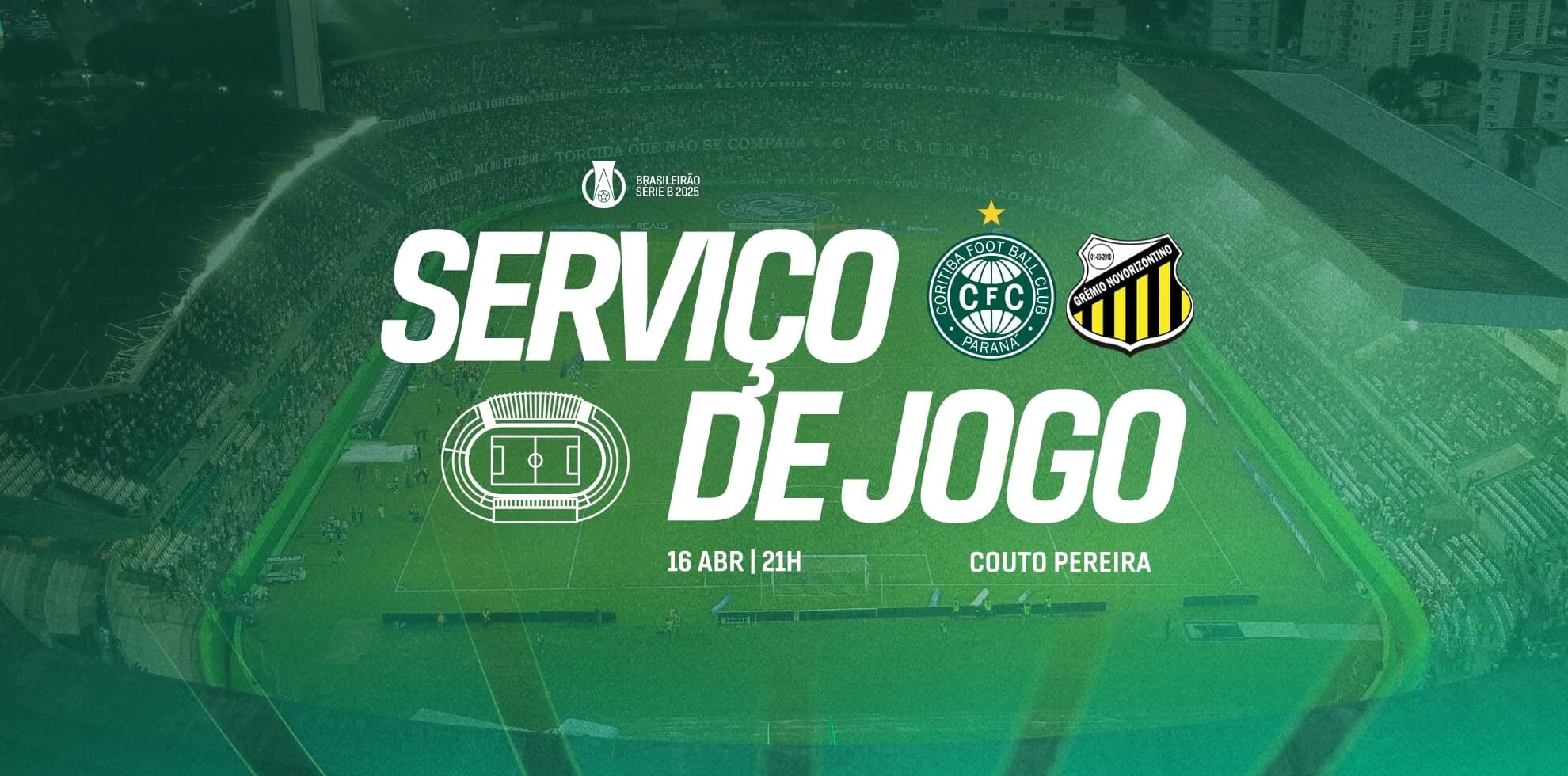 Informaes importantes para Coritiba x Novorizontino