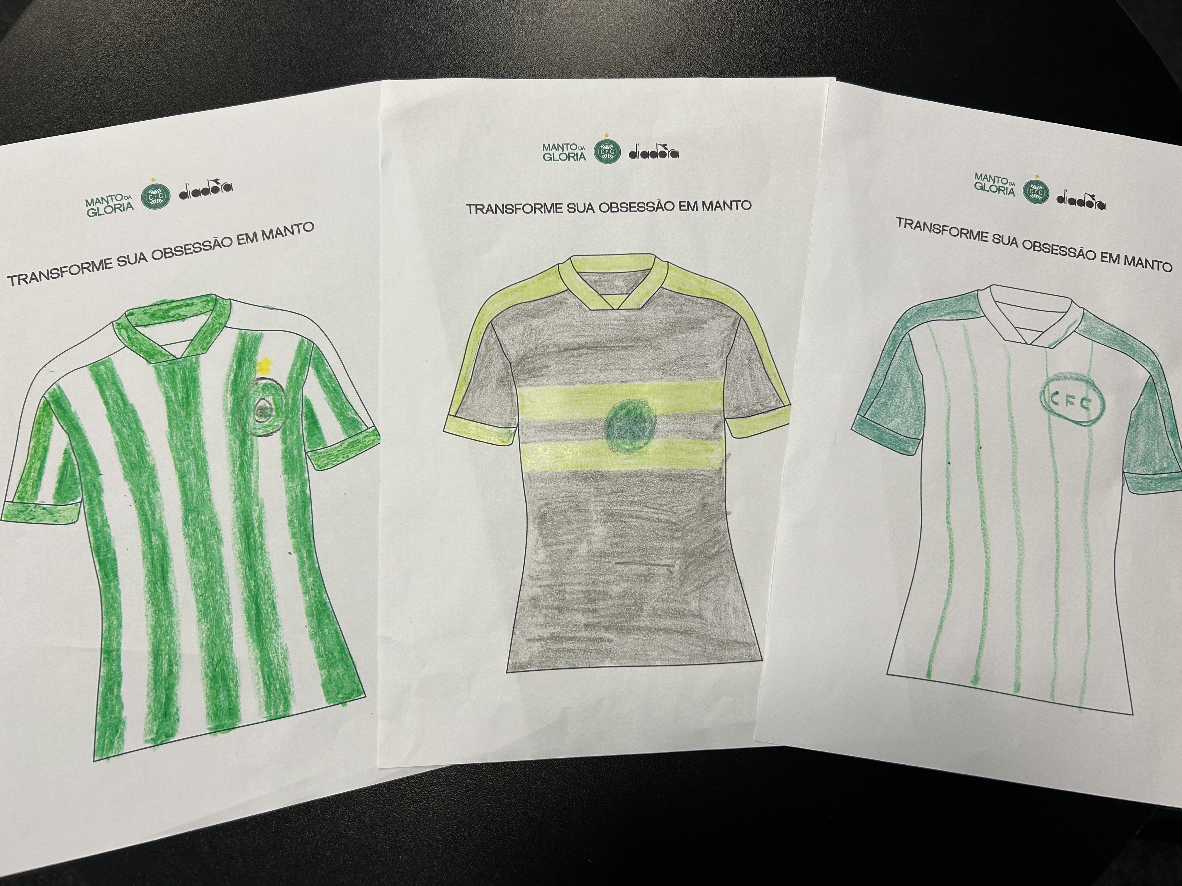 Manto da Glria verso kids: mockup para colorir 
