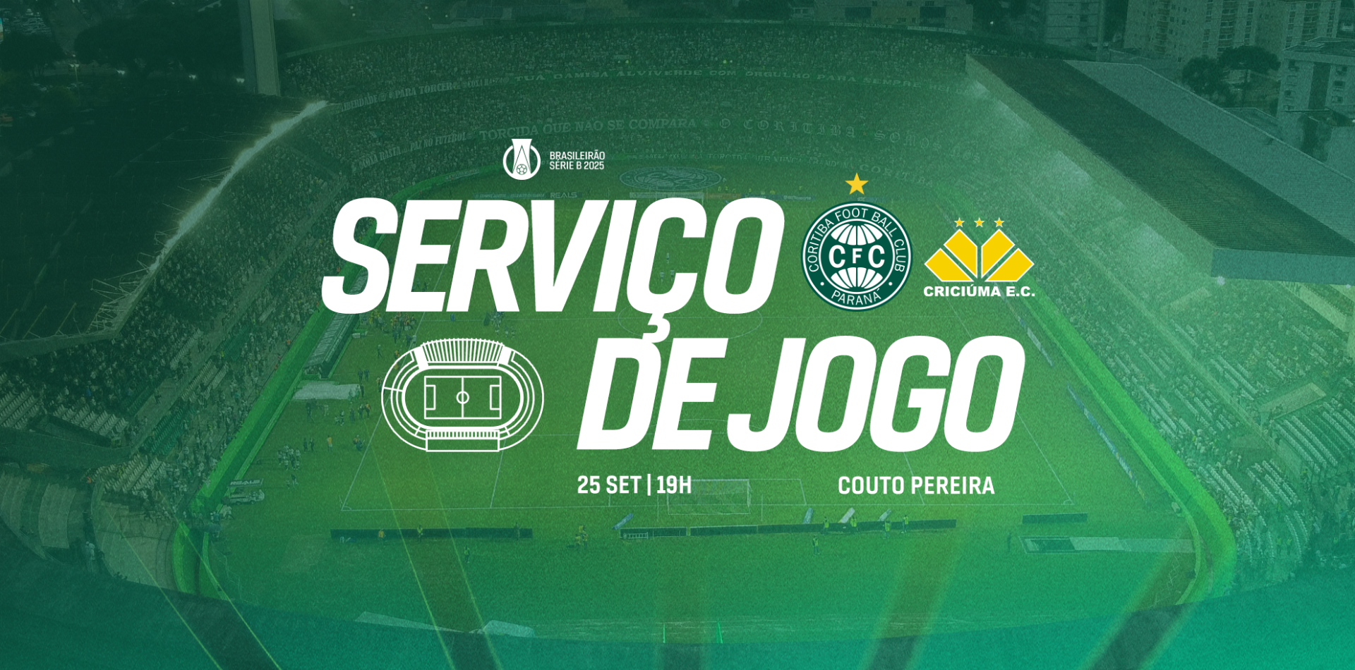 Informaes importantes para Coritiba x Cricima