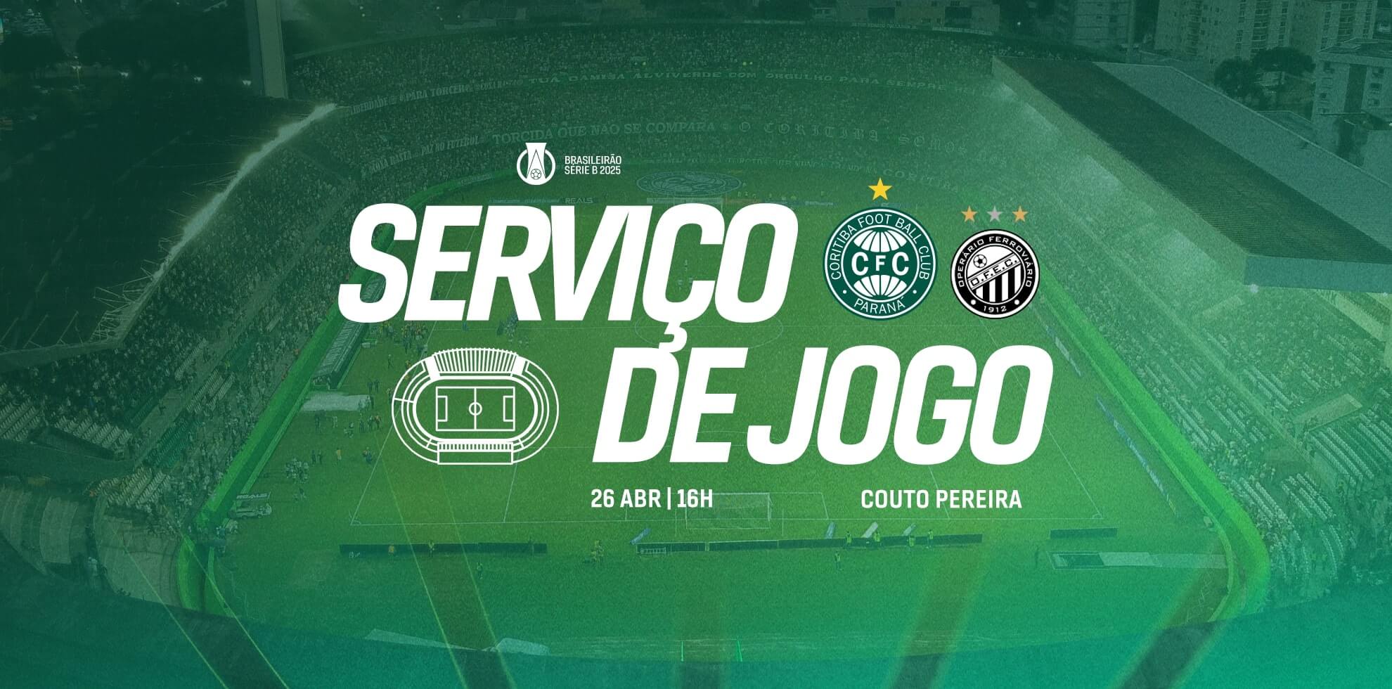 Informaes importantes para Coritiba x Operrio-PR