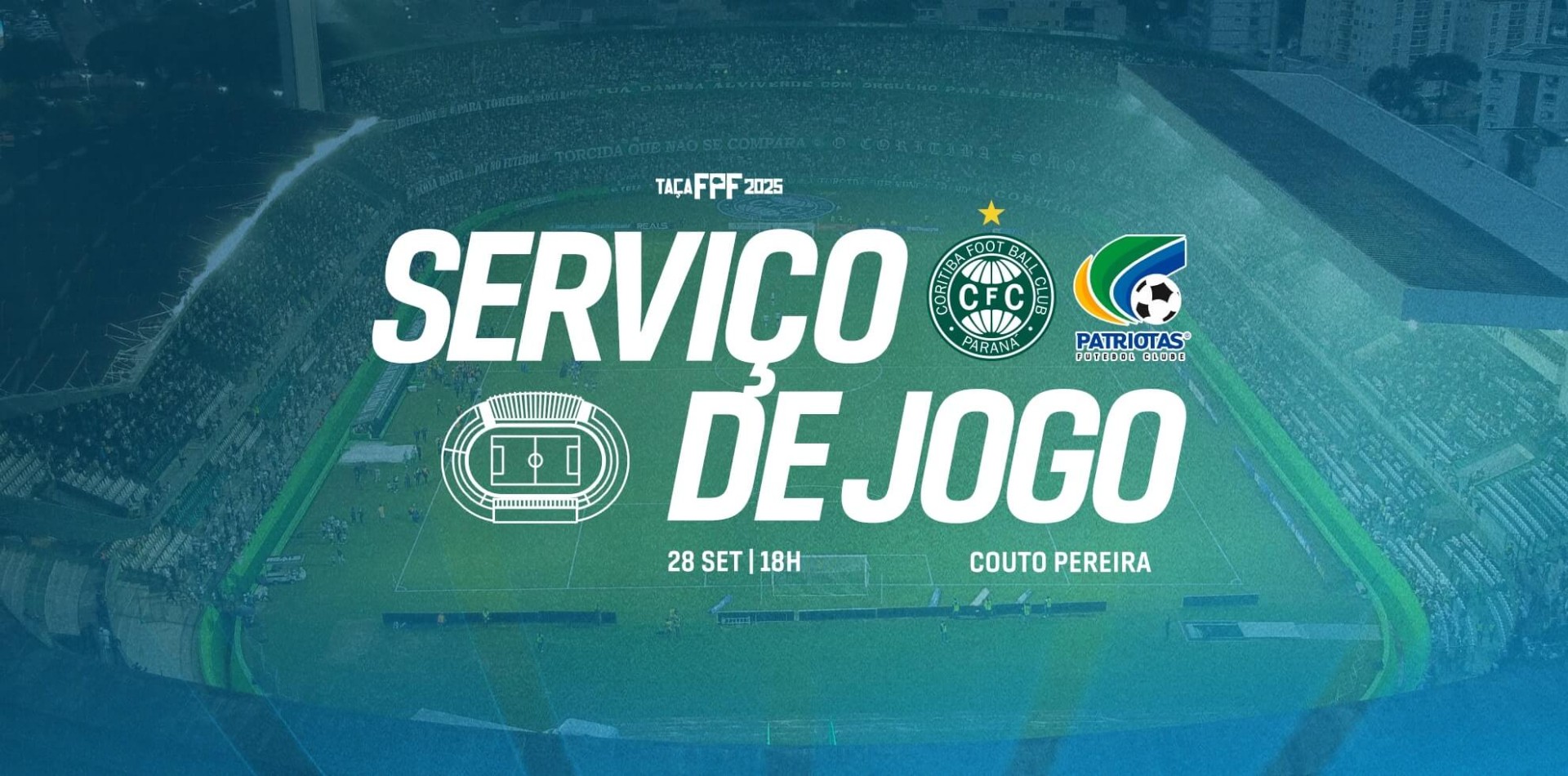 Informaes importantes para Coritiba x Patriotas FC