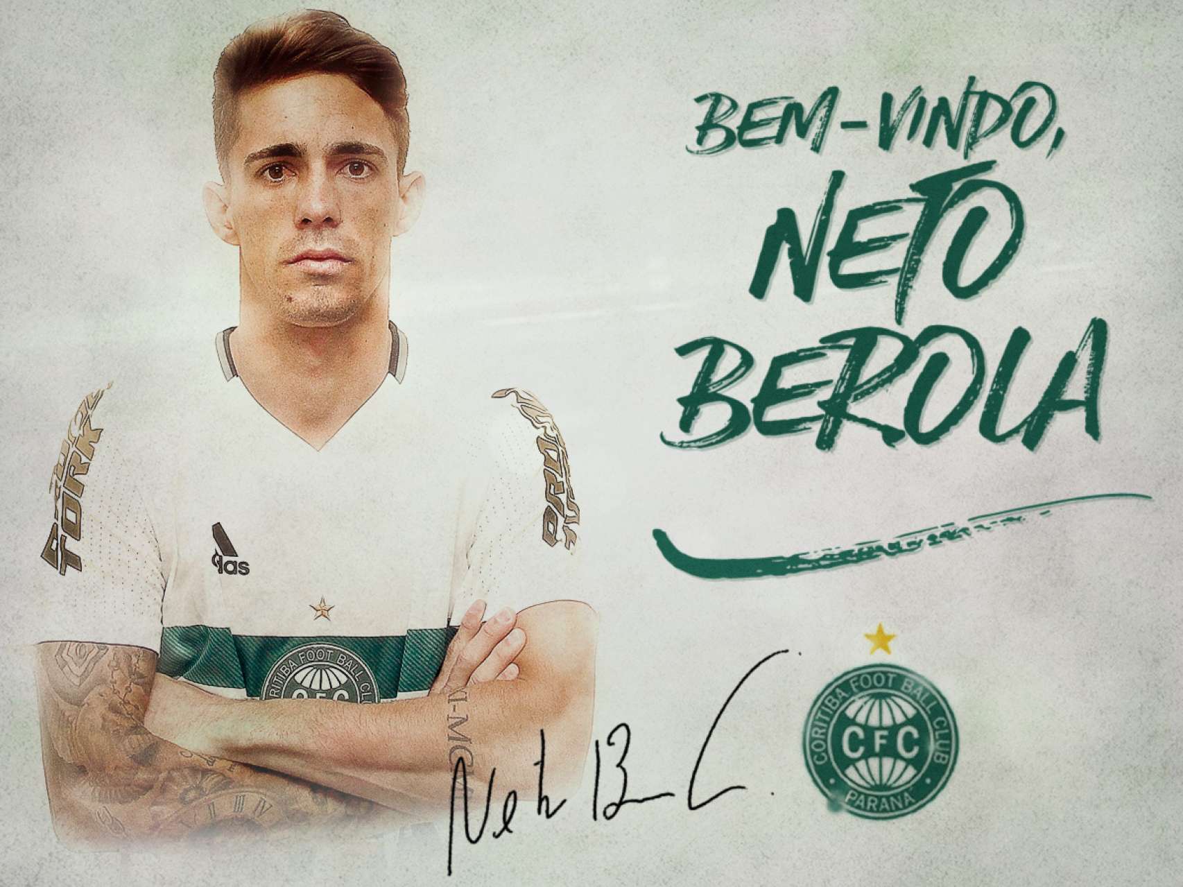 Coritiba confirma a contratao de Neto Berola
