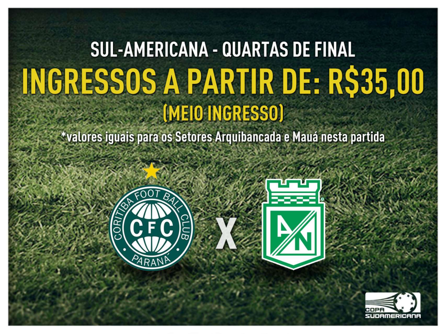 Venda de ingressos para a Sul-Americana