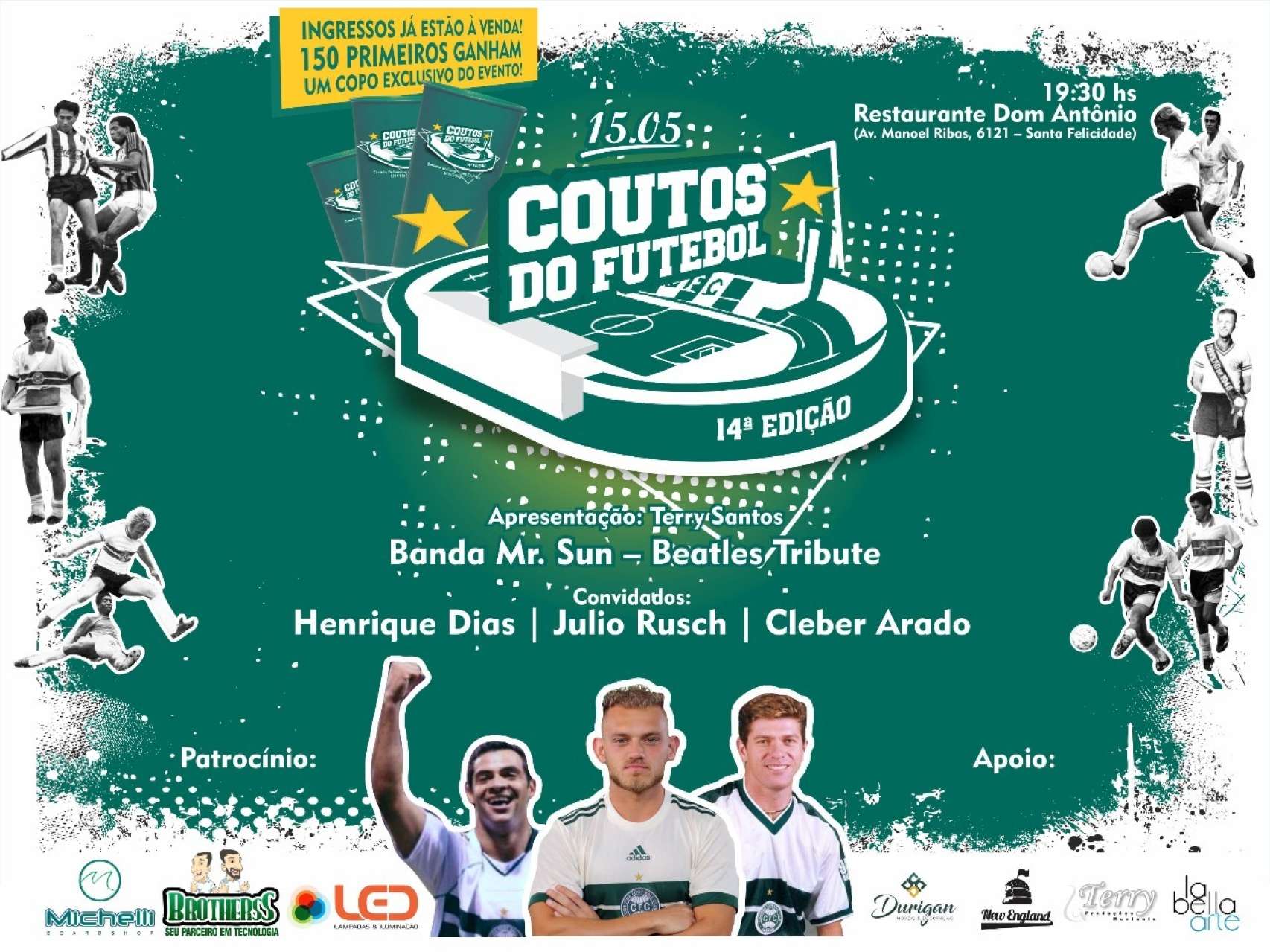 Ingressos para o Coutos do Futebol no Goleada