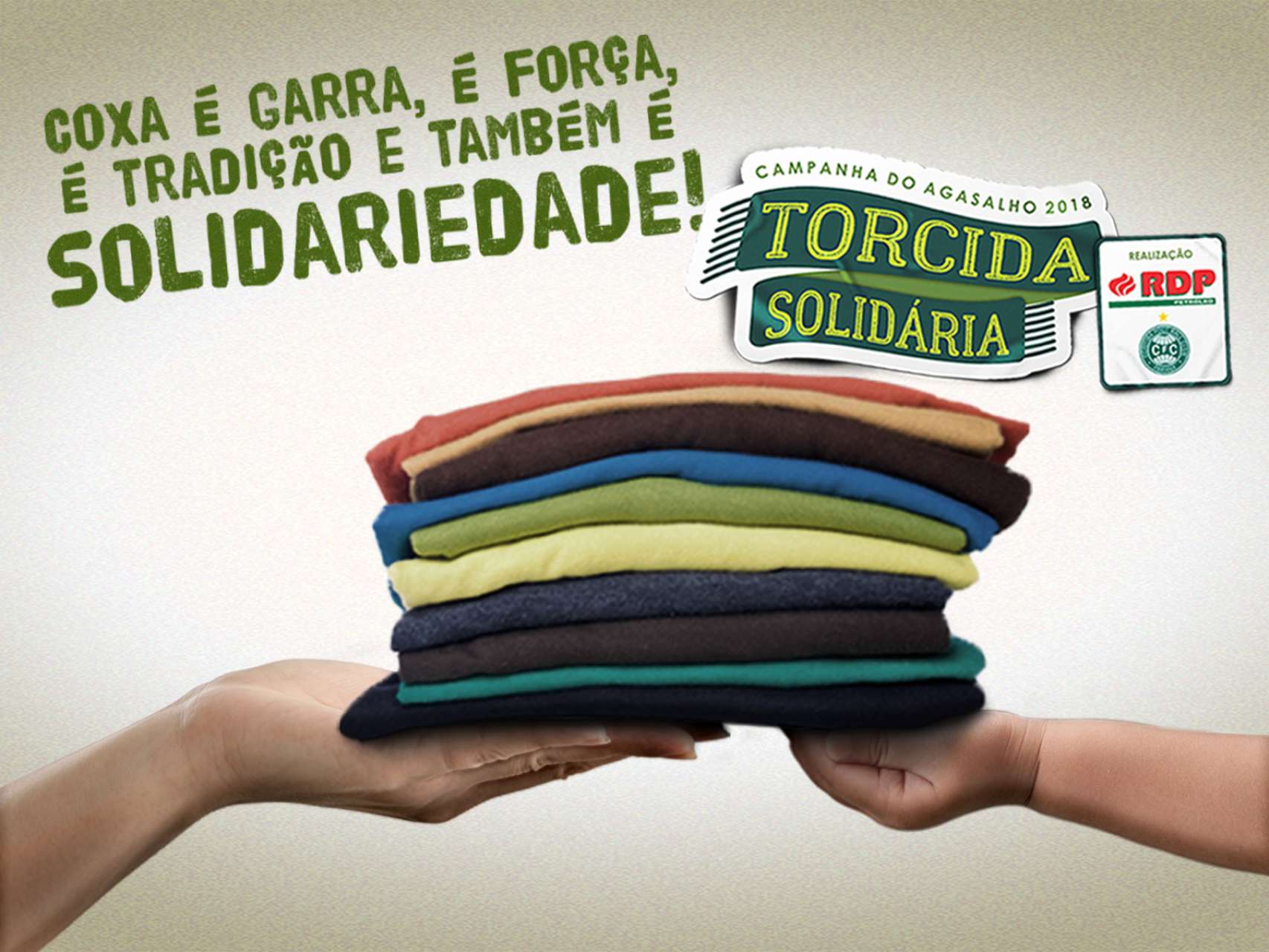Doe agasalhos e concorra a prmios