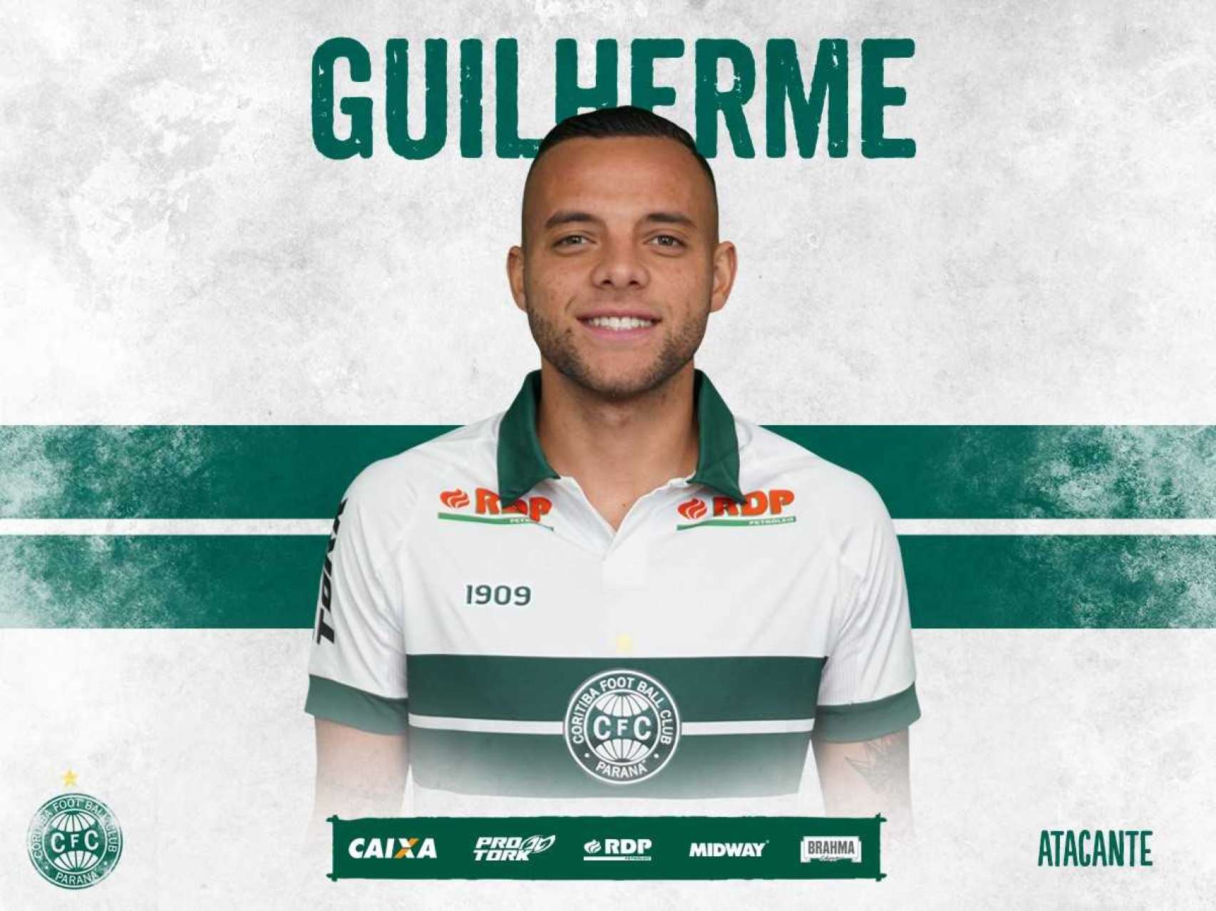 Coritiba confirma Guilherme