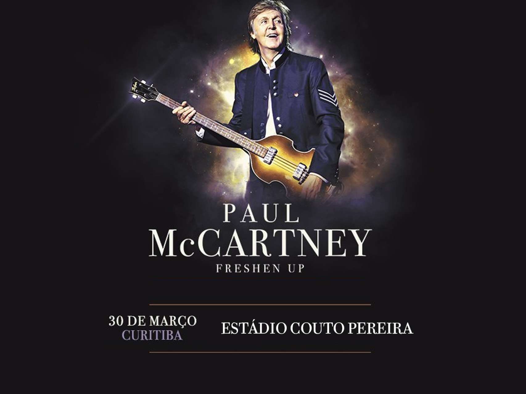 Couto Pereira receber show de Paul McCartney