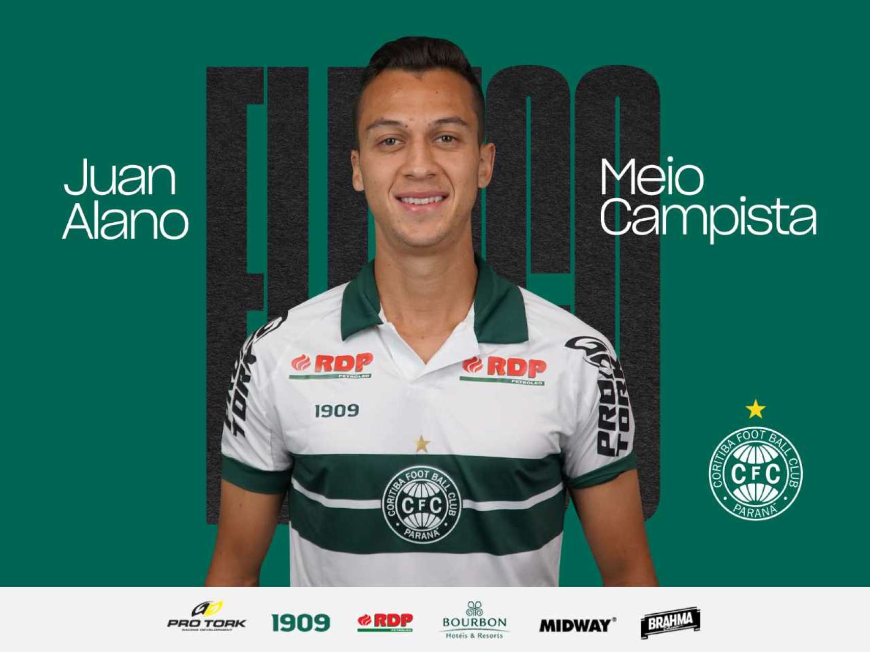 Coritiba confirma Juan Alano