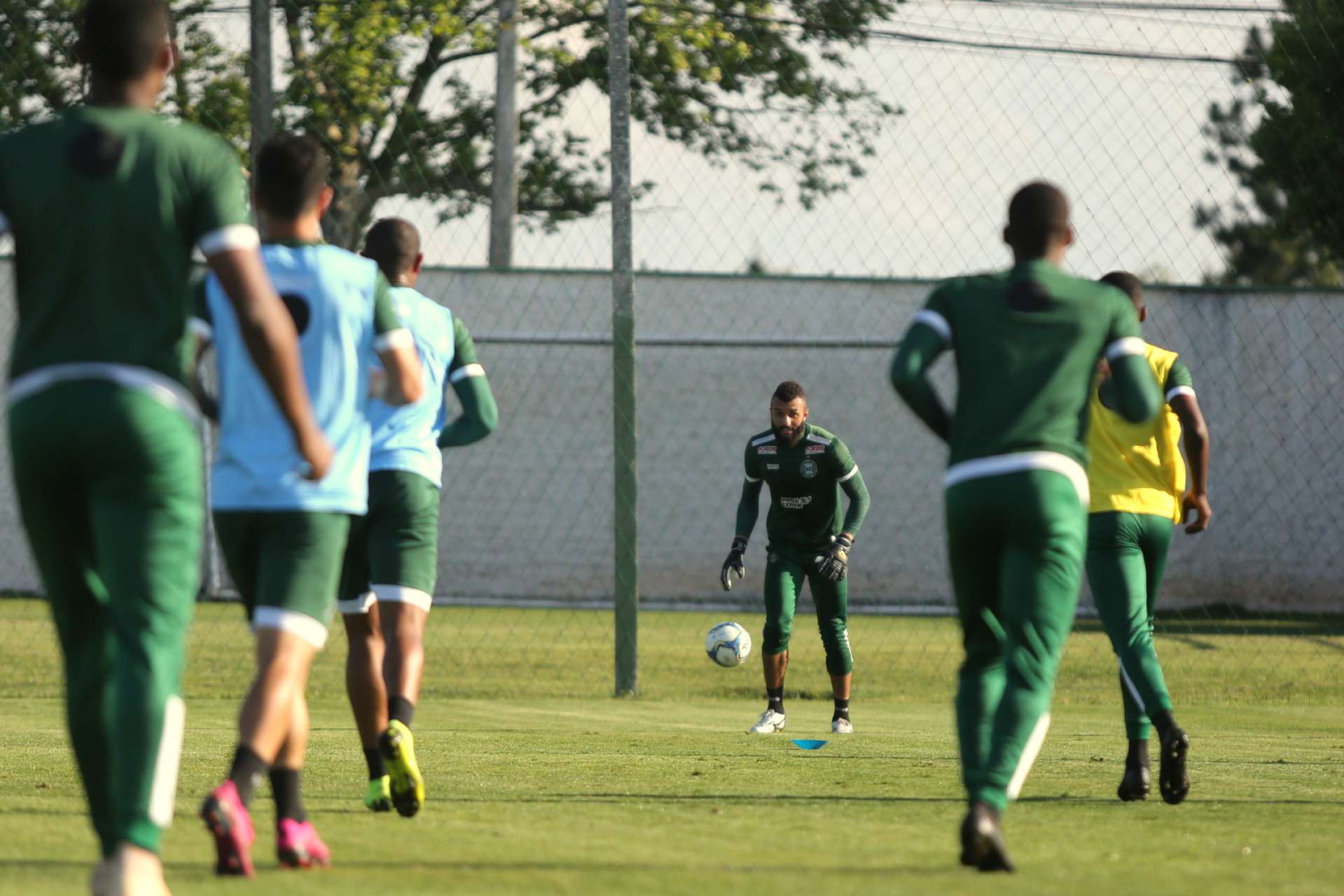 Fotos: treino no CT da Graciosa