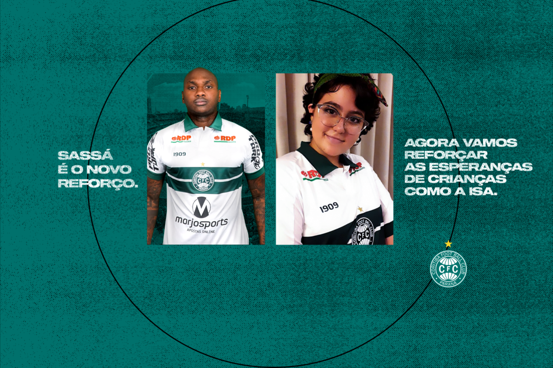 Coritiba apresenta Sass com ao de conscientizao