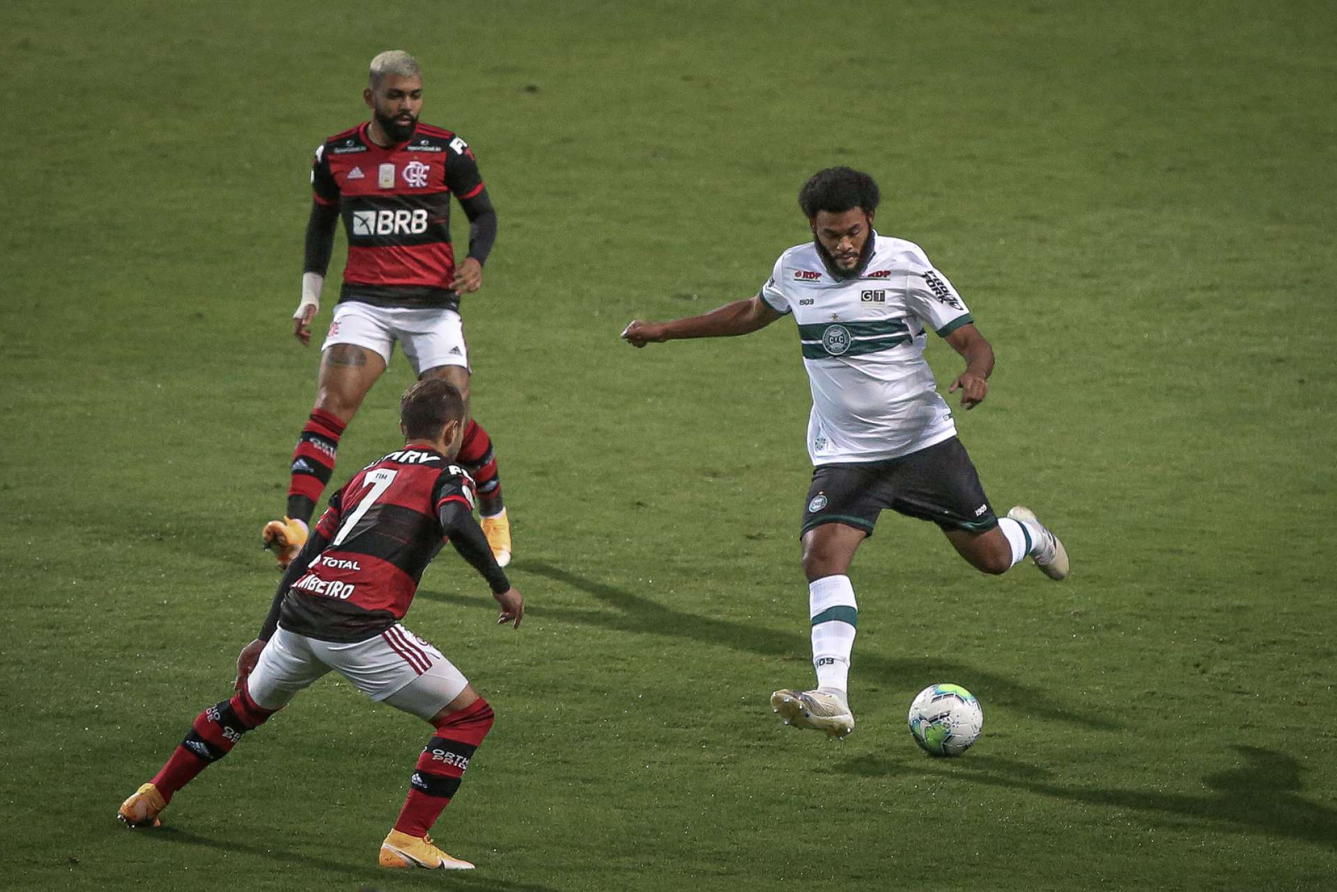 Nmeros de Coritiba e Flamengo