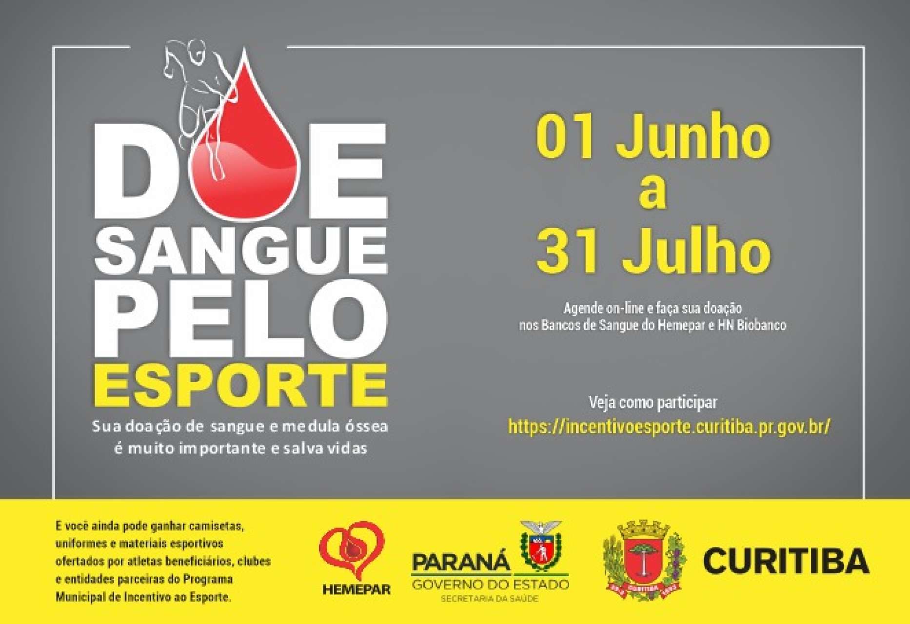 Doe sangue pelo esporte