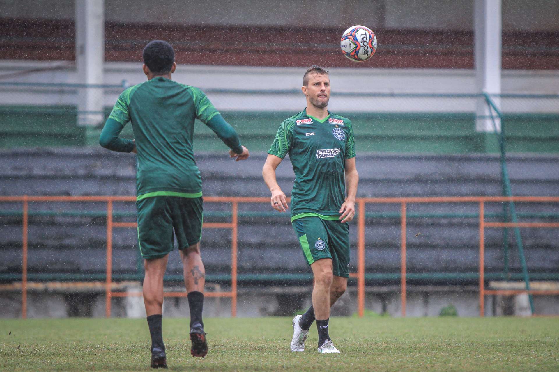 Manh de treino nas Laranjeiras