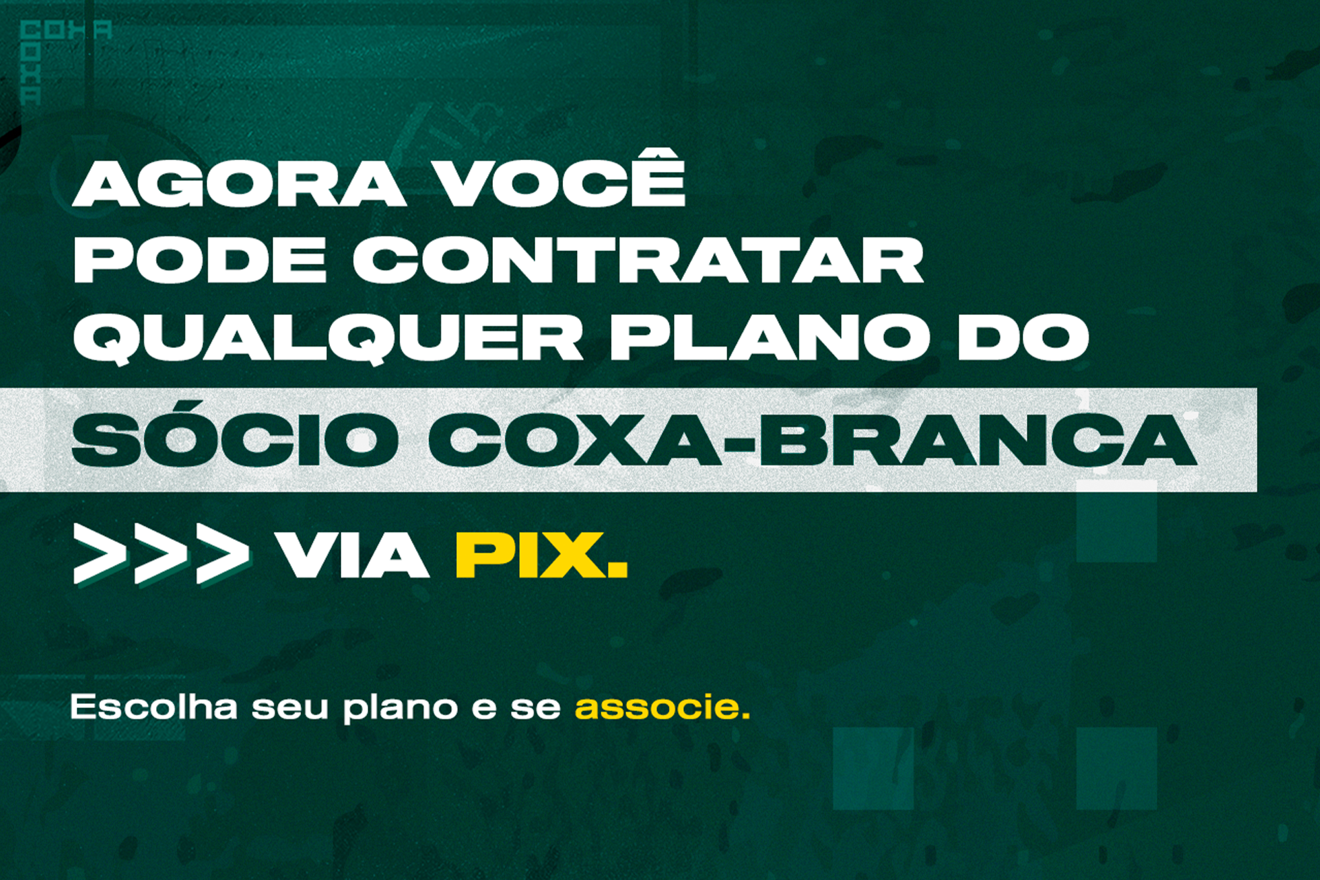 Associe-se e quite suas mensalidades via Pix! 