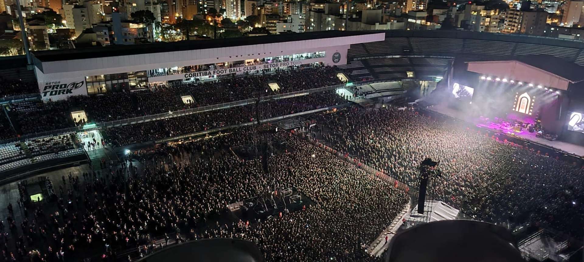 Couto Pereira recebe show do Metallica 