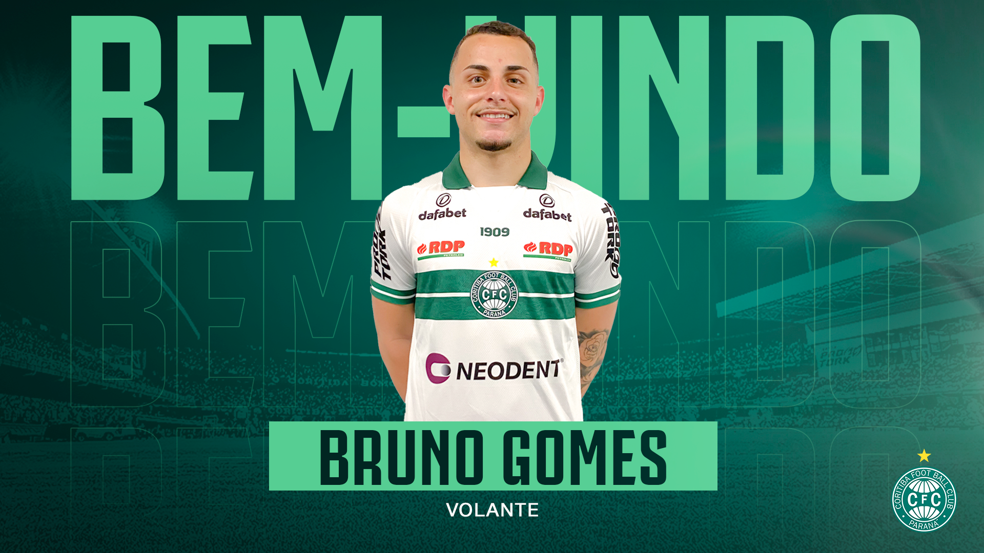 Seja bem-vindo, Bruno Gomes
