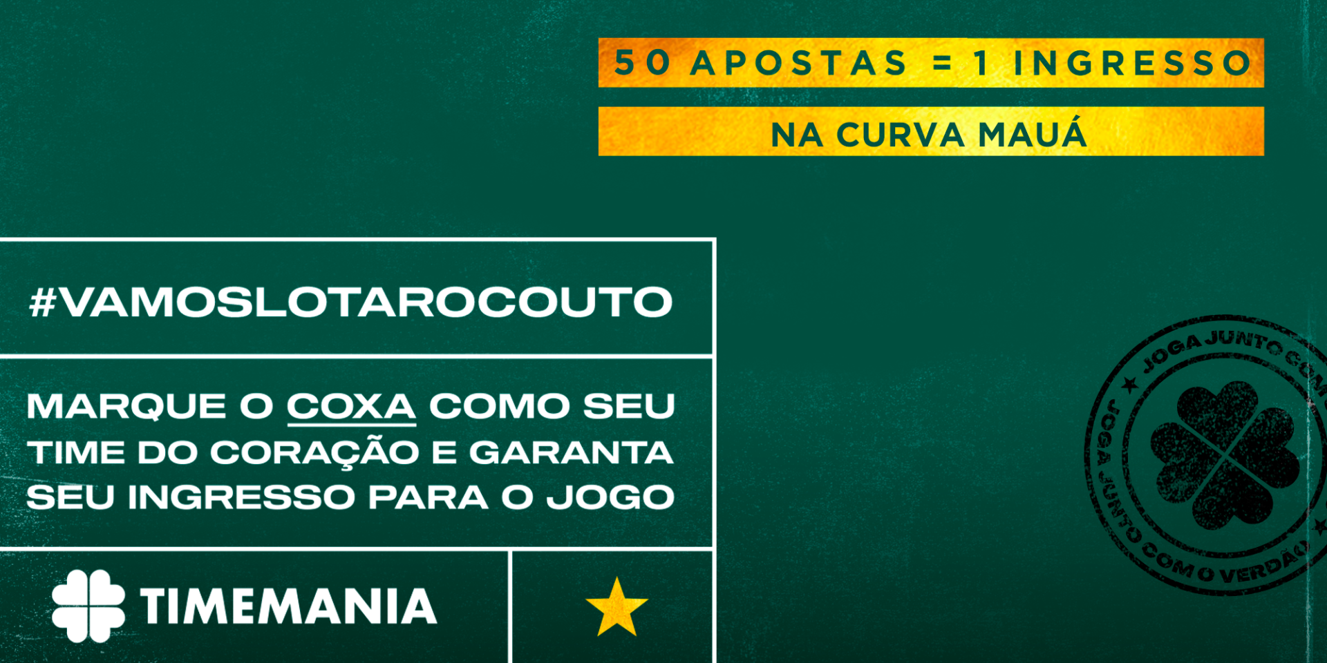 Aposte na Timemania e troque por ingressos para #CFCxSCCP