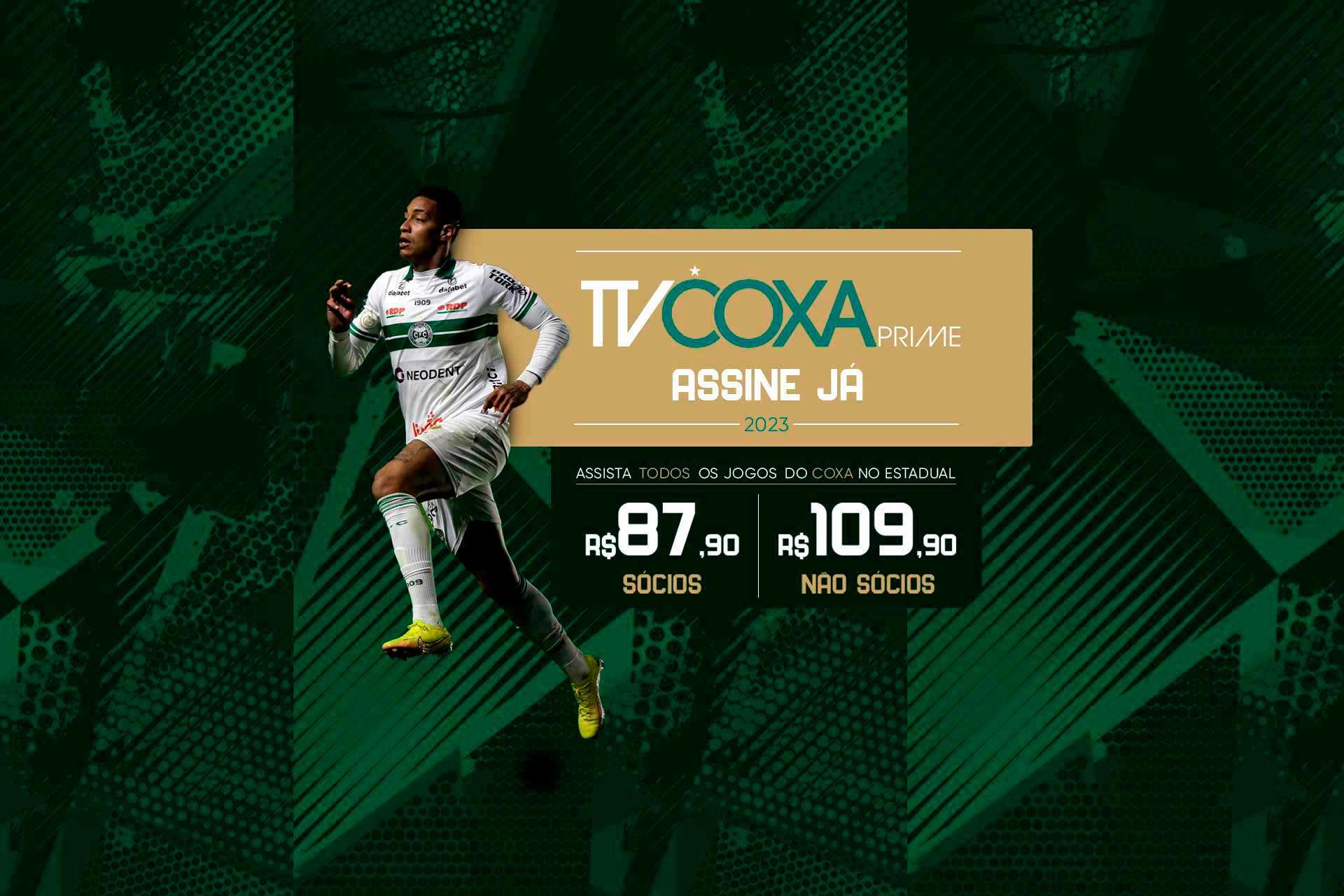 Assista aos jogos do Coxa na TV Coxa Prime