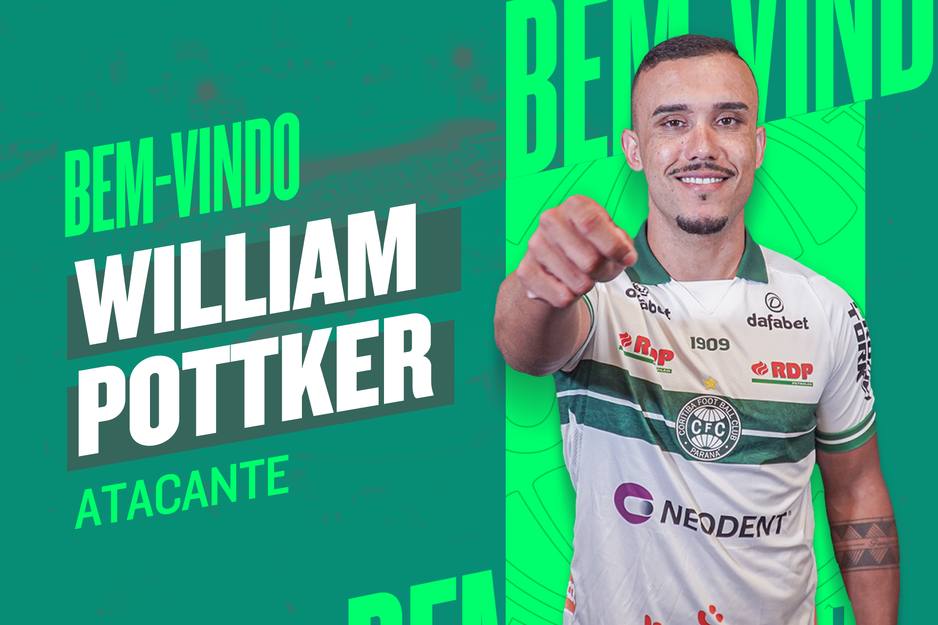 William Pottker  o novo reforo do Coritiba