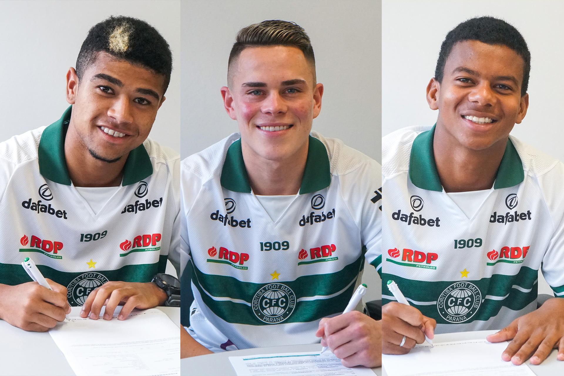 Coritiba renova vnculo com atletas da base