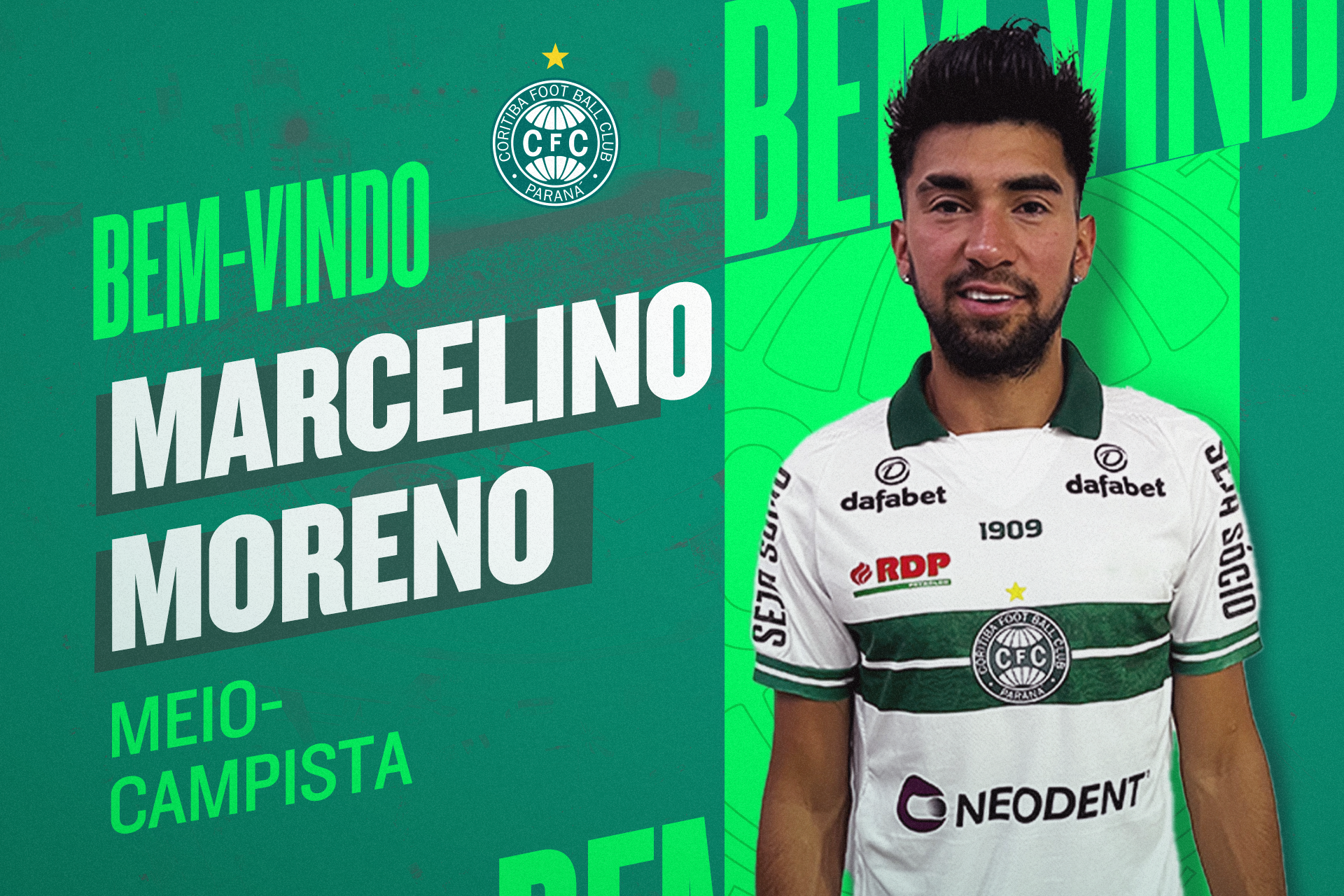 Marcelino Moreno  o novo camisa 10 do Coritiba