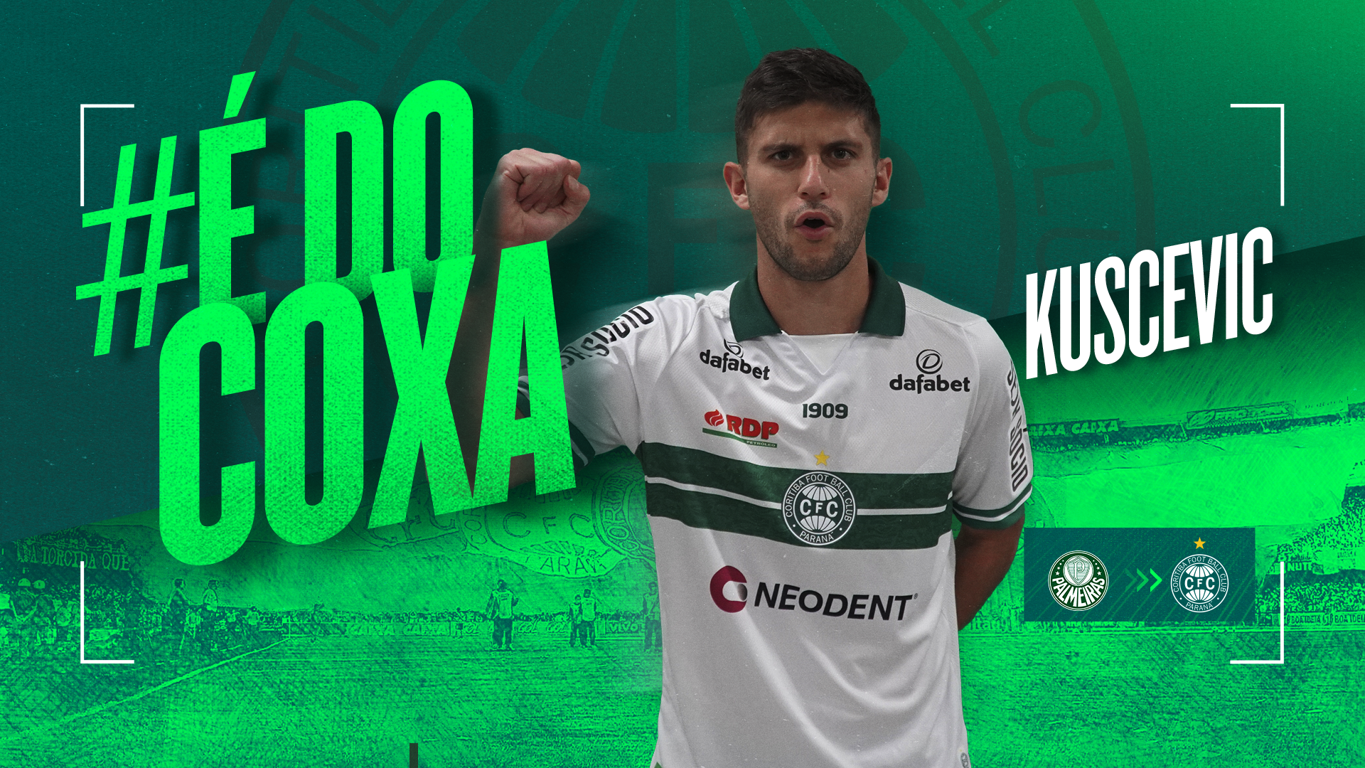 Kuscevic  o novo reforo do Coritiba