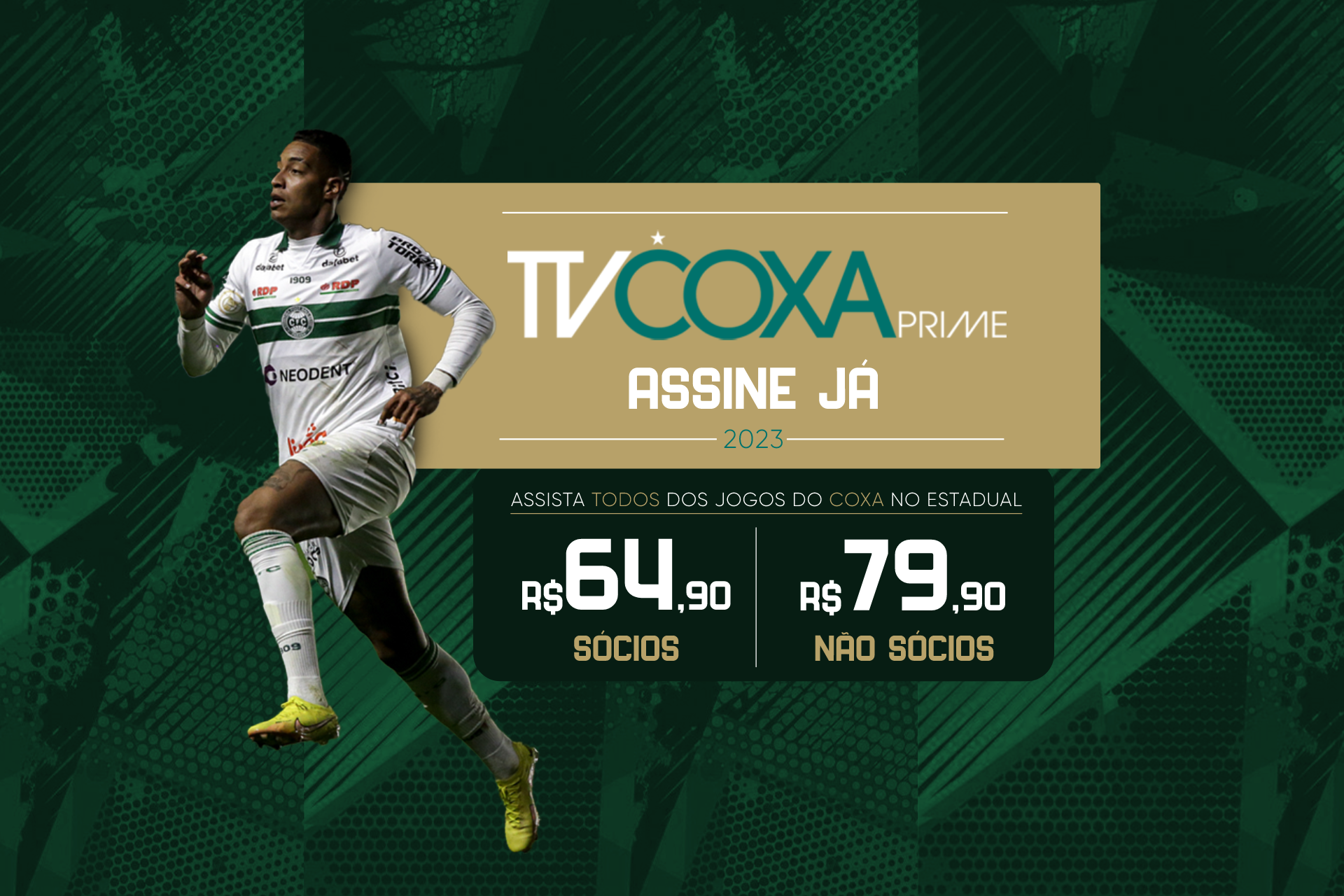 Assista aos jogos da reta final na TV Coxa Prime 