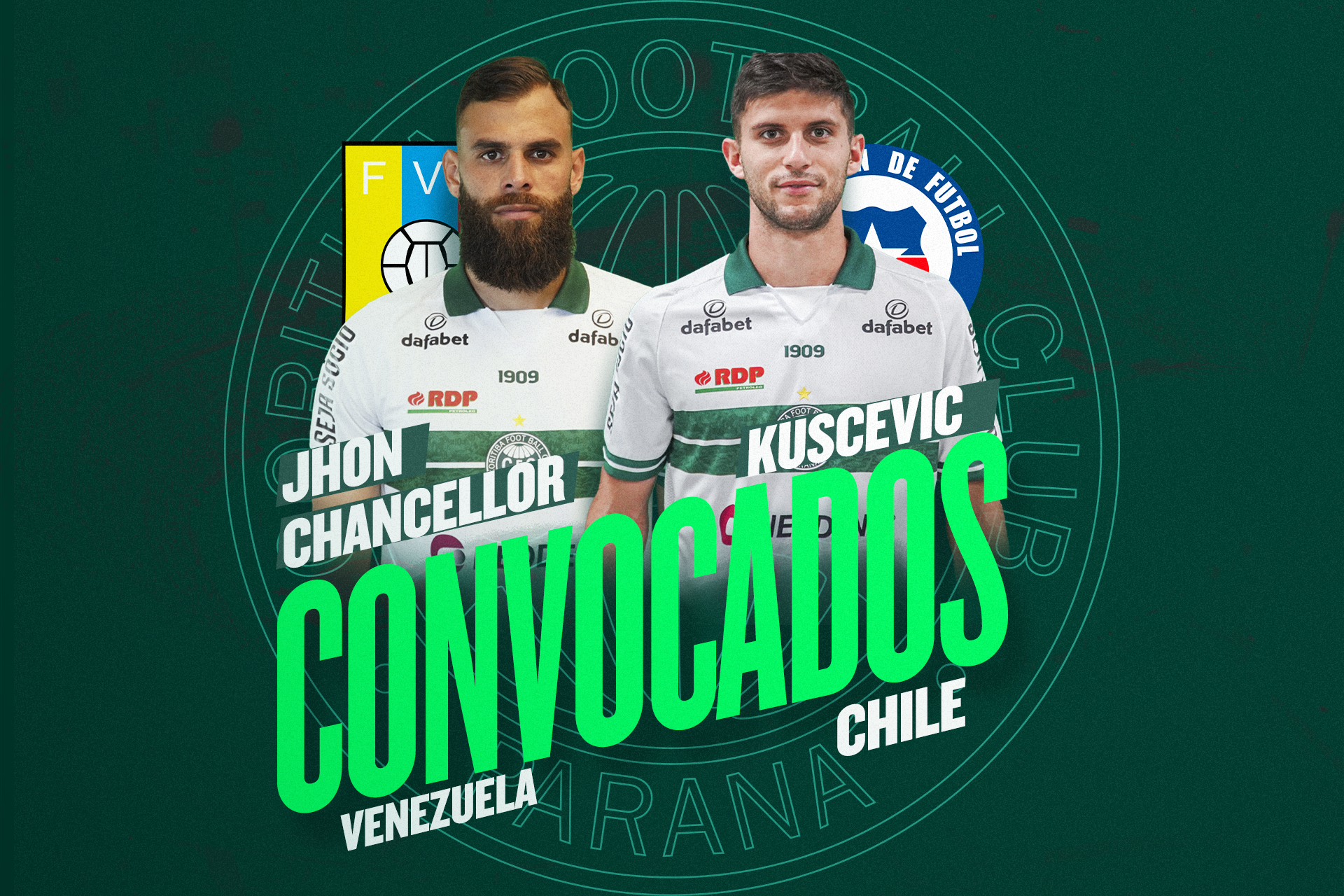 Convocao dos zagueiros do Coxa!