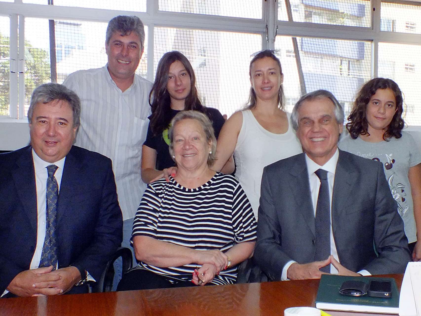 Vilson recebe filha de Major Antonio Couto Pereira